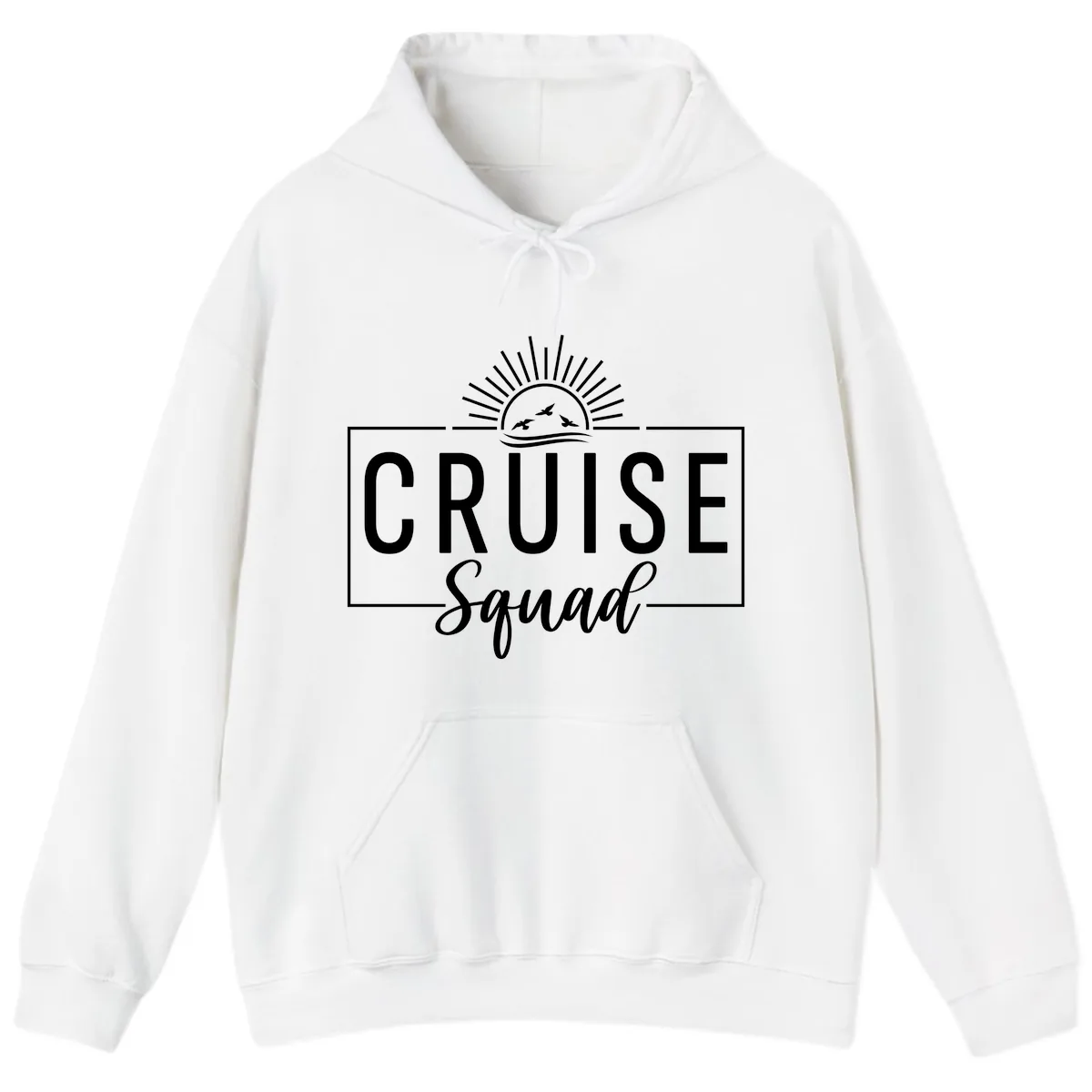 Cruise Squad Sunrise Hoodie in White