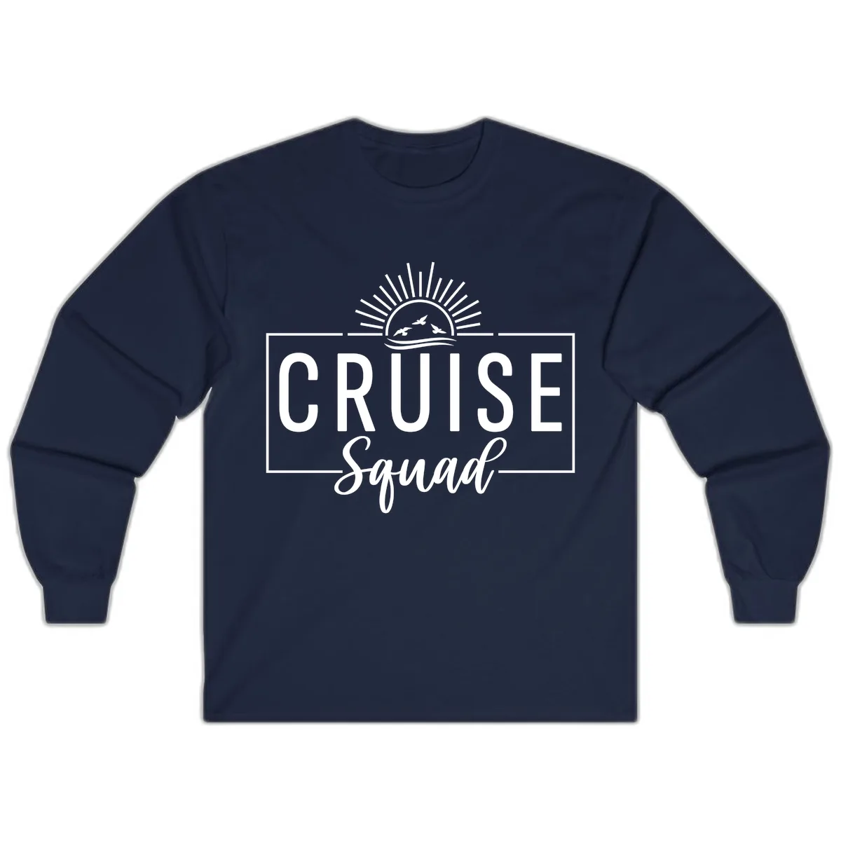 Cruise Squad Sunrise Long Sleeve in Navy