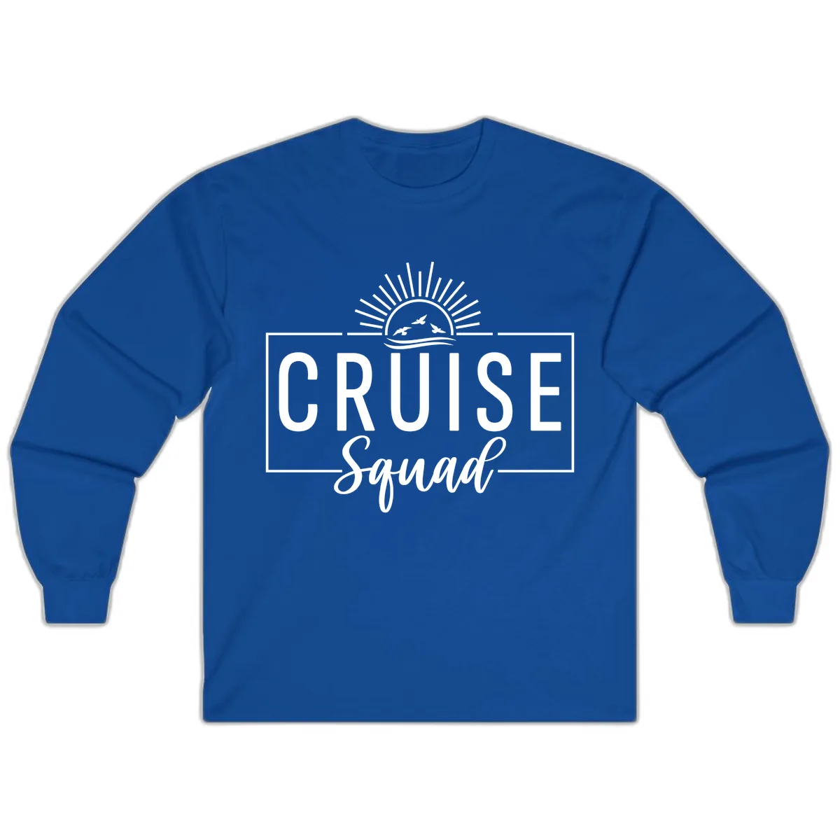 Cruise Squad Sunrise Long Sleeve in Royal