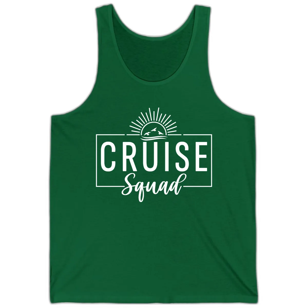 Cruise Squad Sunrise Tank in Kelly