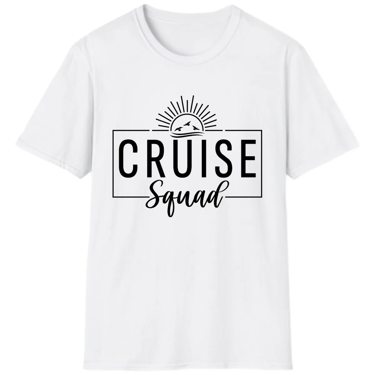 Cruise Squad Sunrise T-Shirt in White