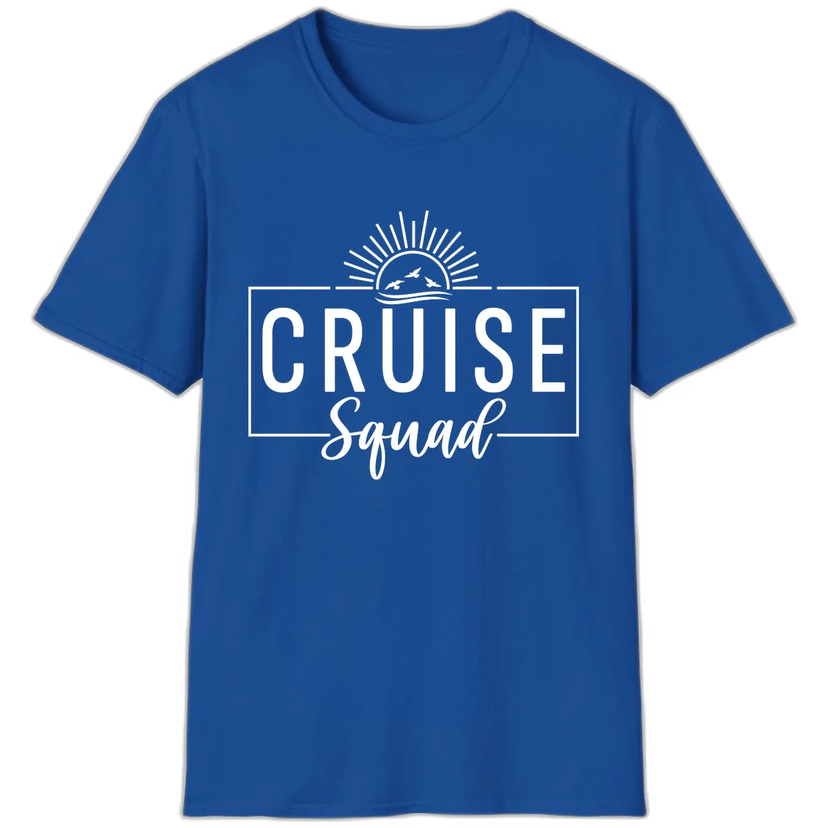 Cruise Squad Sunrise T-Shirt in Royal