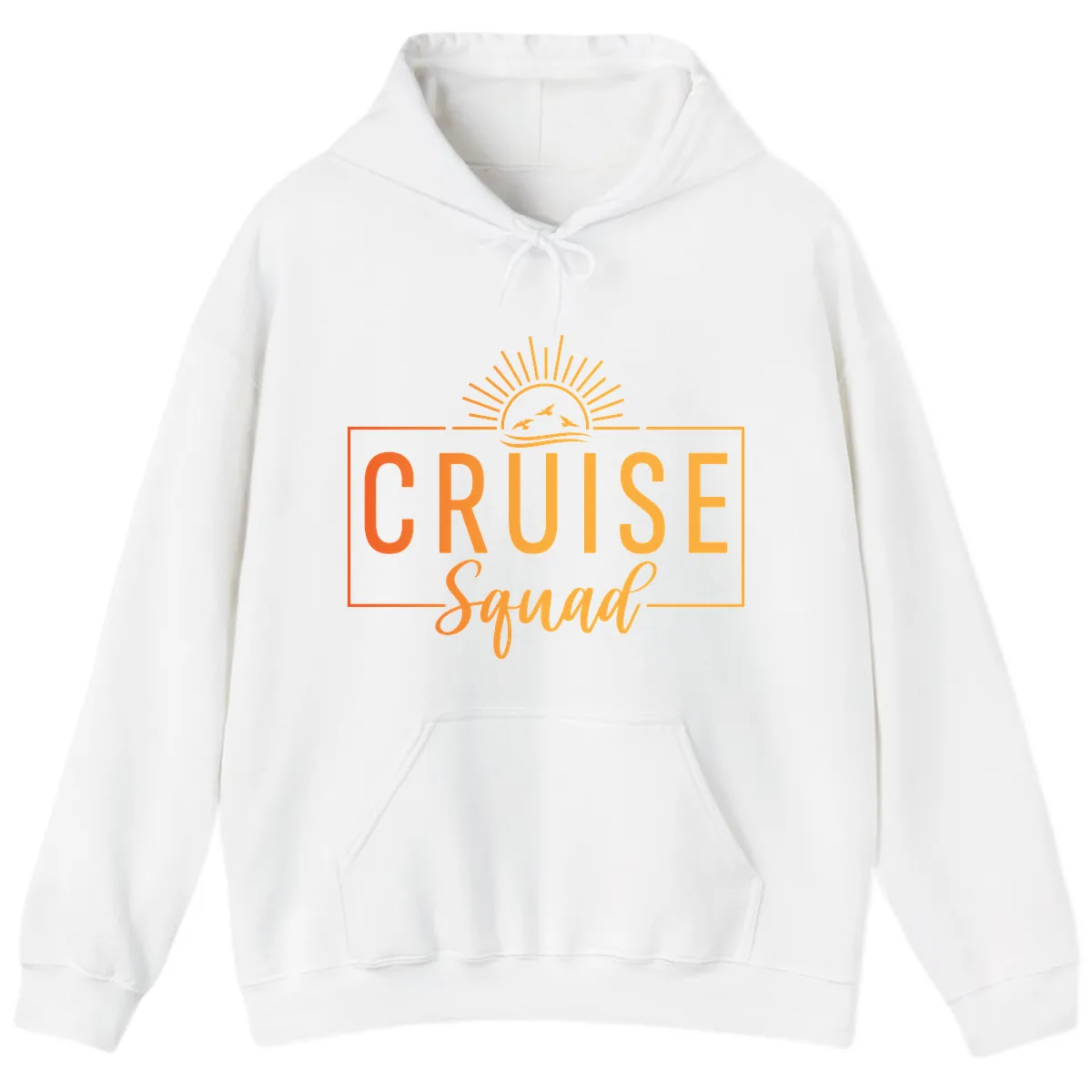 Cruise Squad Sunrise Hoodie in White