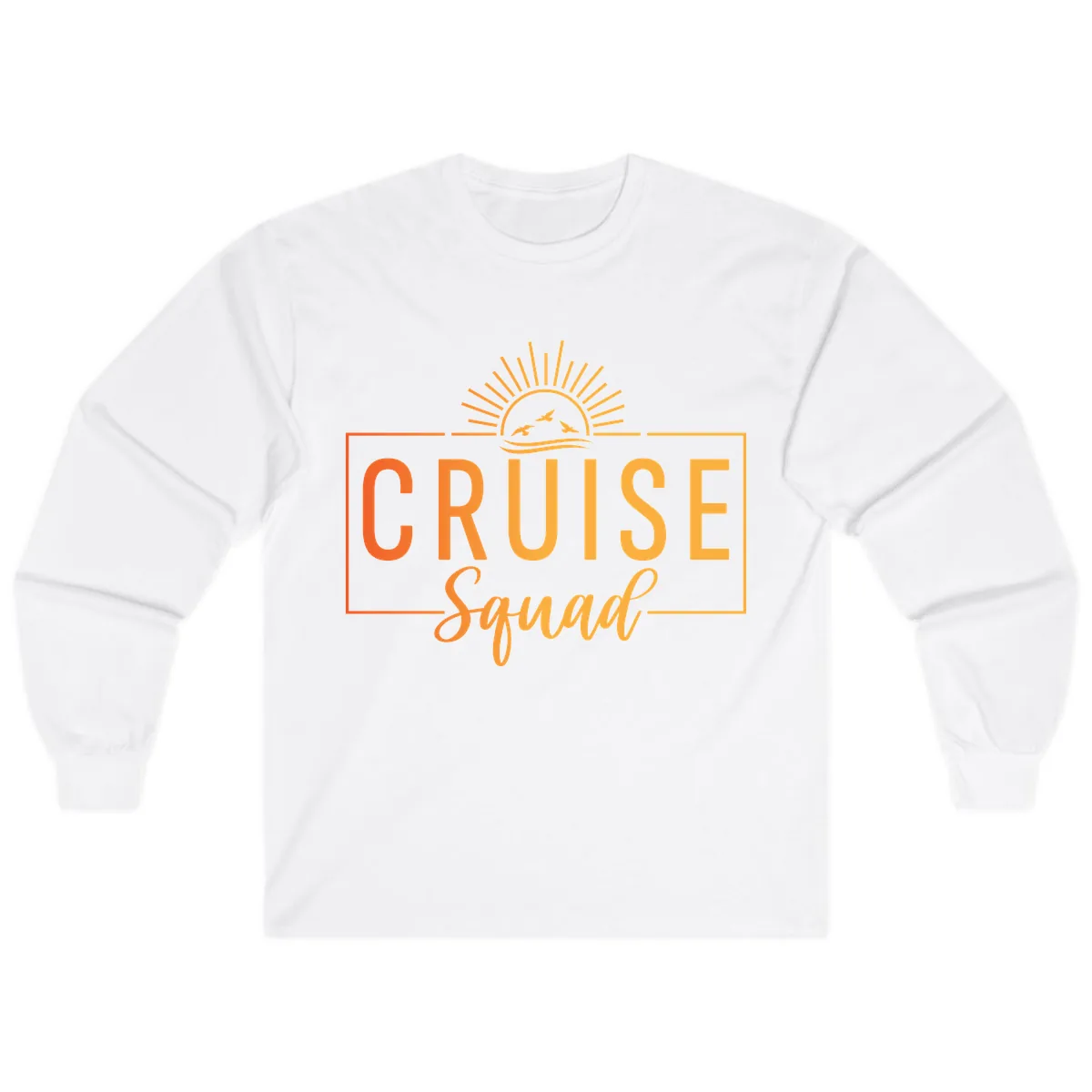 Cruise Squad Sunrise Long Sleeve in White