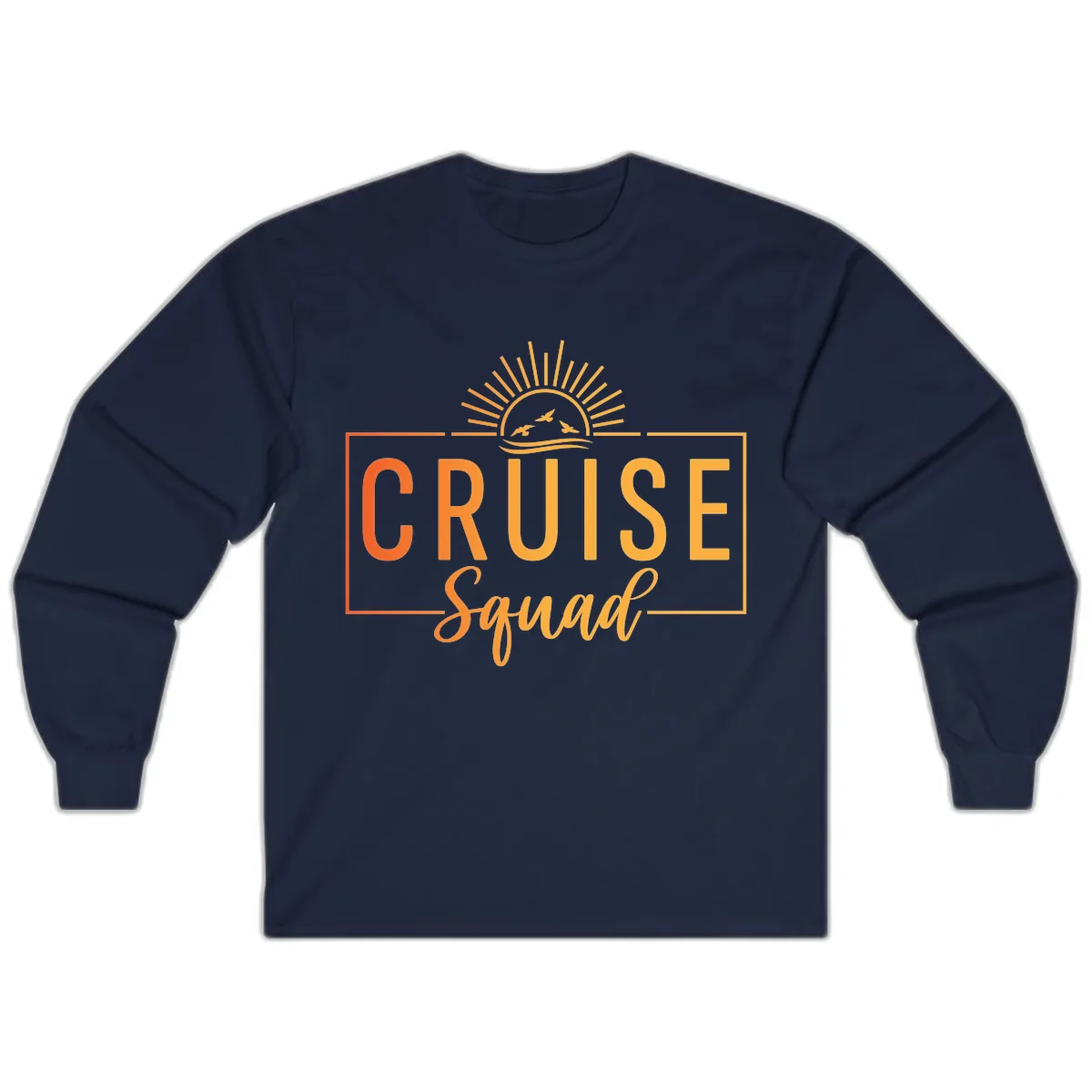 Cruise Squad Sunrise Long Sleeve in Navy
