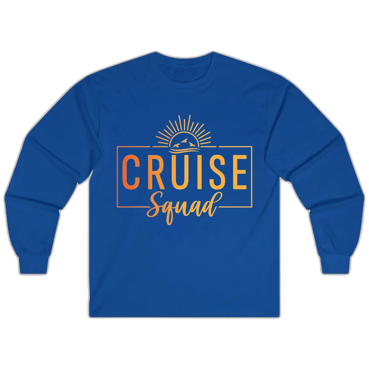 Cruise Squad Sunrise Long Sleeve in Royal