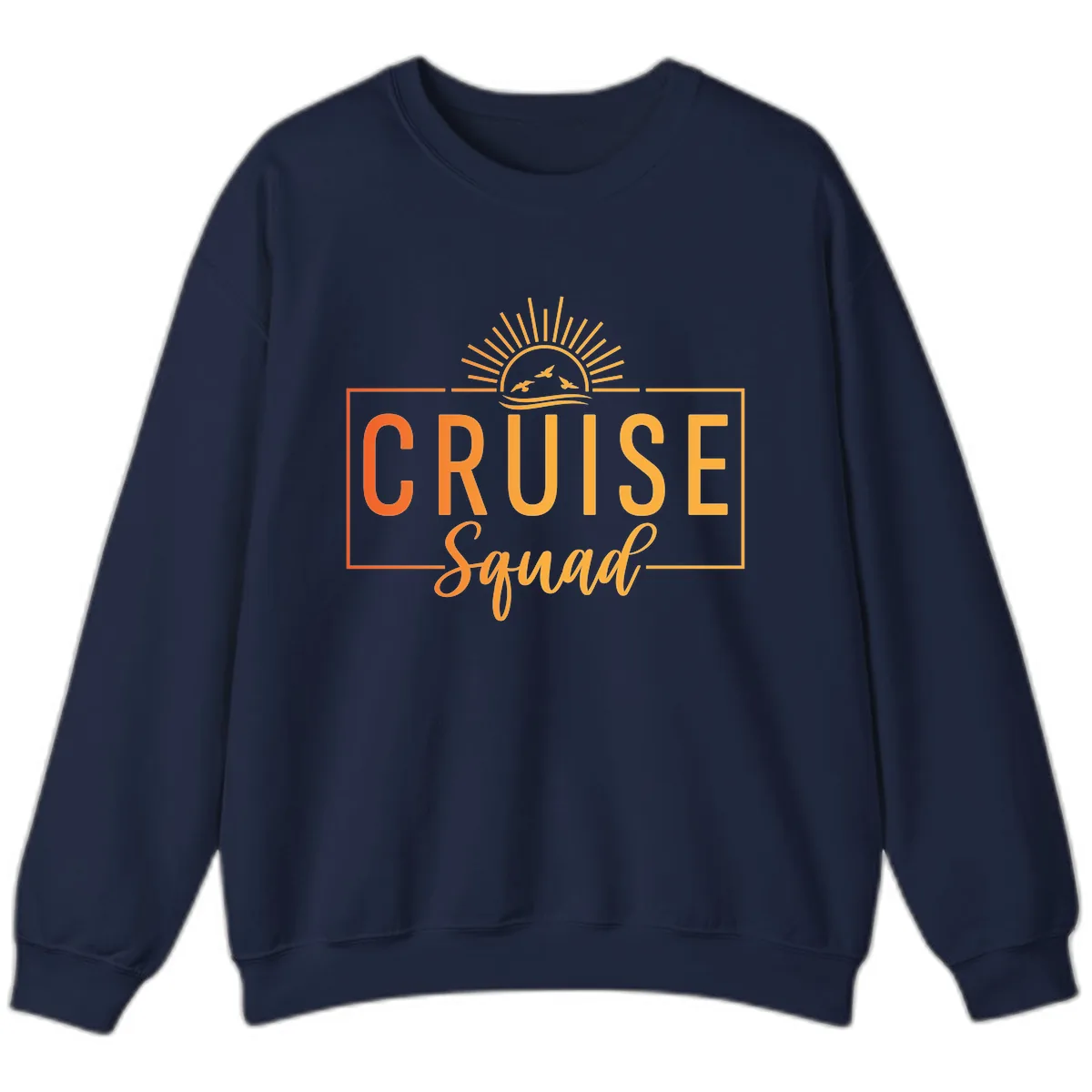 Cruise Squad Sunrise Sweatshirt in Navy