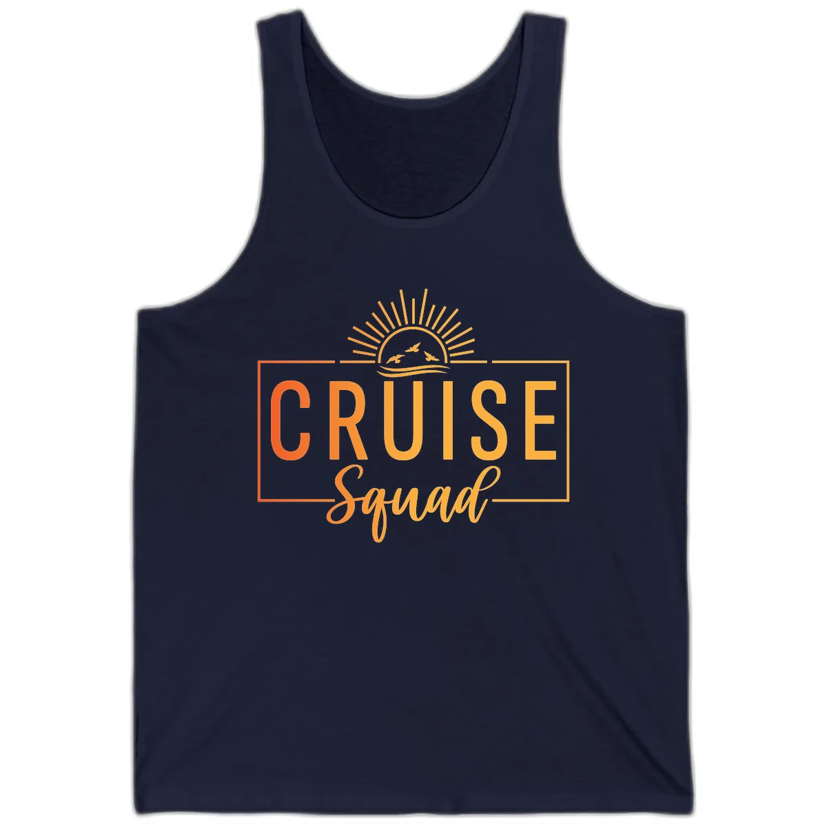 Cruise Squad Sunrise Tank in Navy