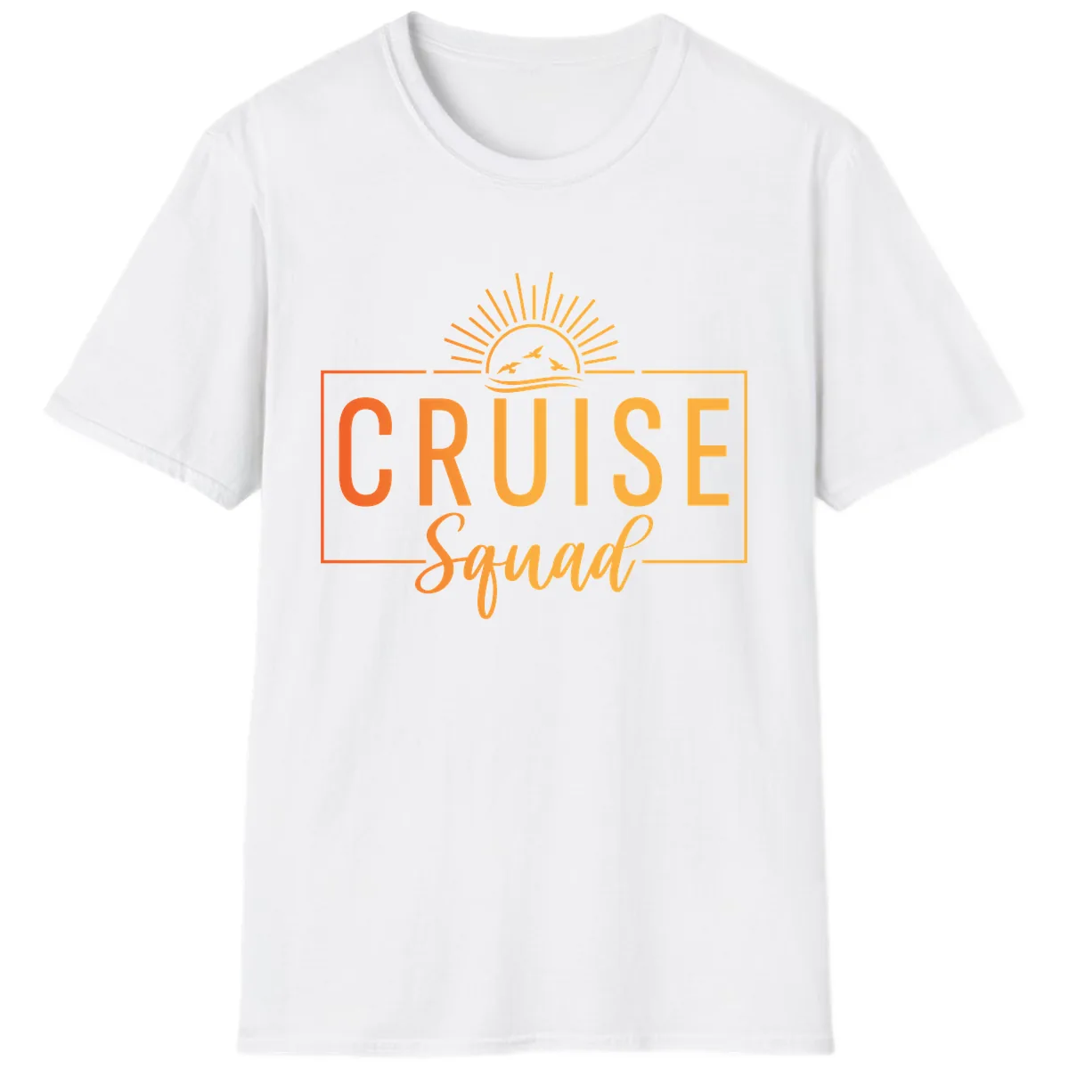 Cruise Squad Sunrise T-Shirt in White