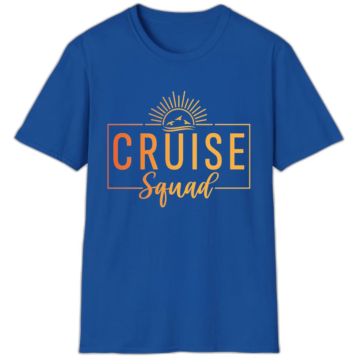 Cruise Squad Sunrise T-Shirt in Royal