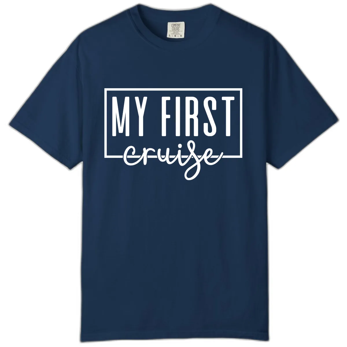 My First Cruise Comfort Color in Navy