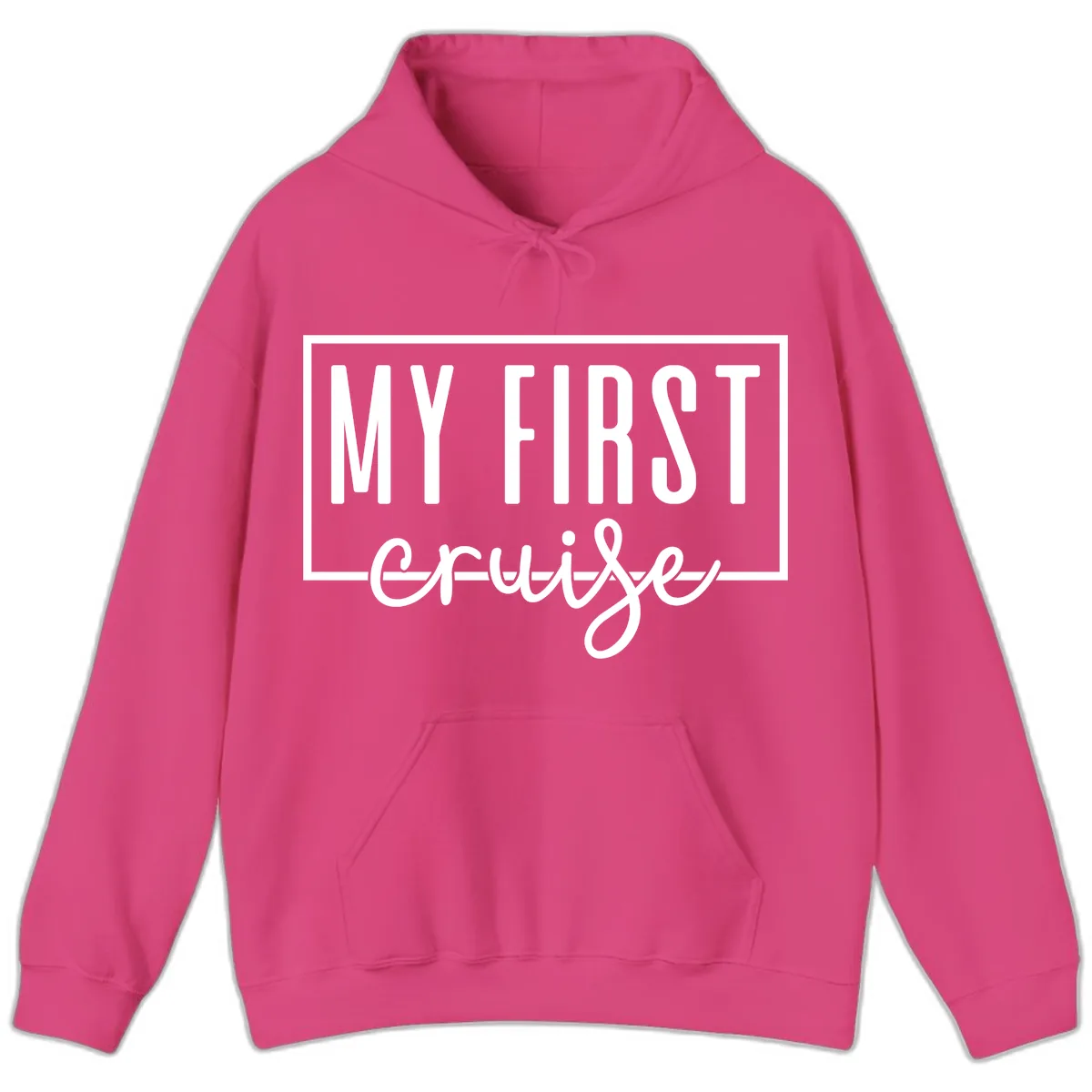 My First Cruise Hoodie in Heliconia