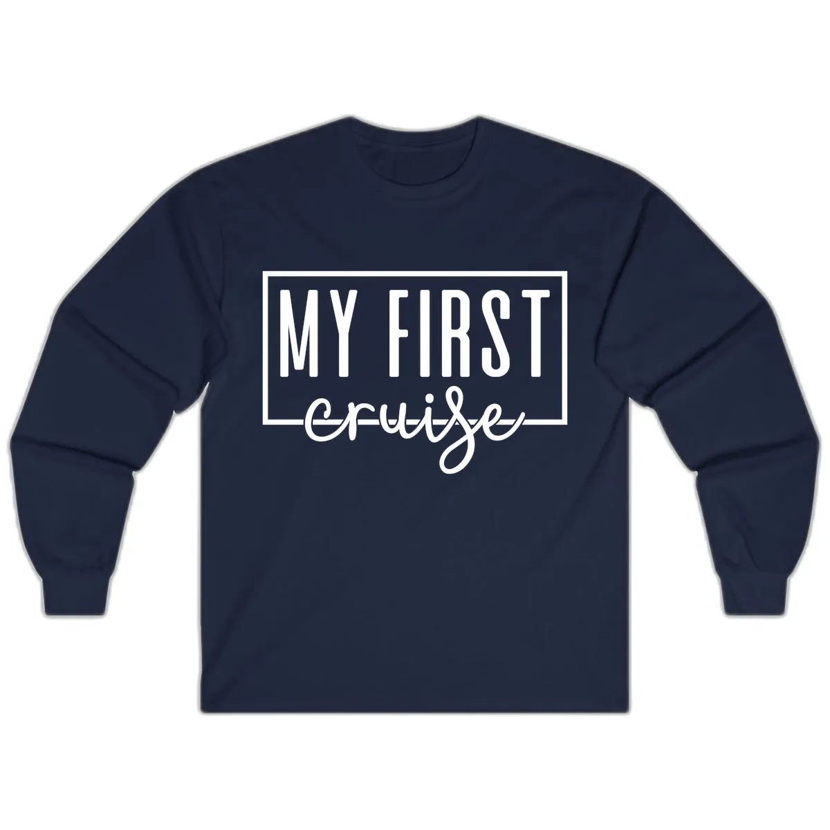 My First Cruise Long Sleeve in Navy