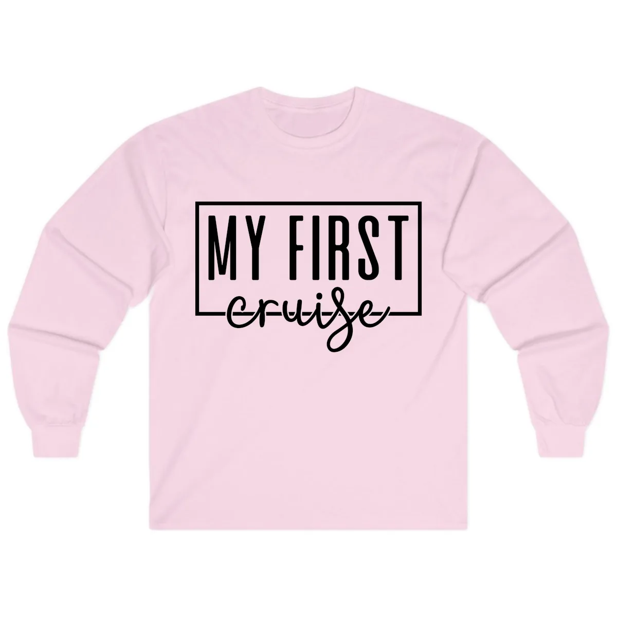 My First Cruise Long Sleeve in Light Pink