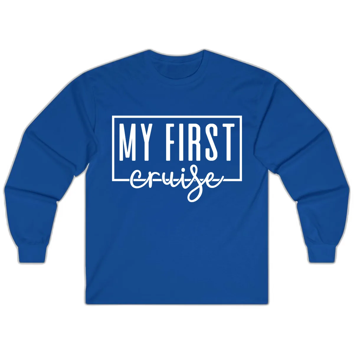 My First Cruise Long Sleeve in Royal