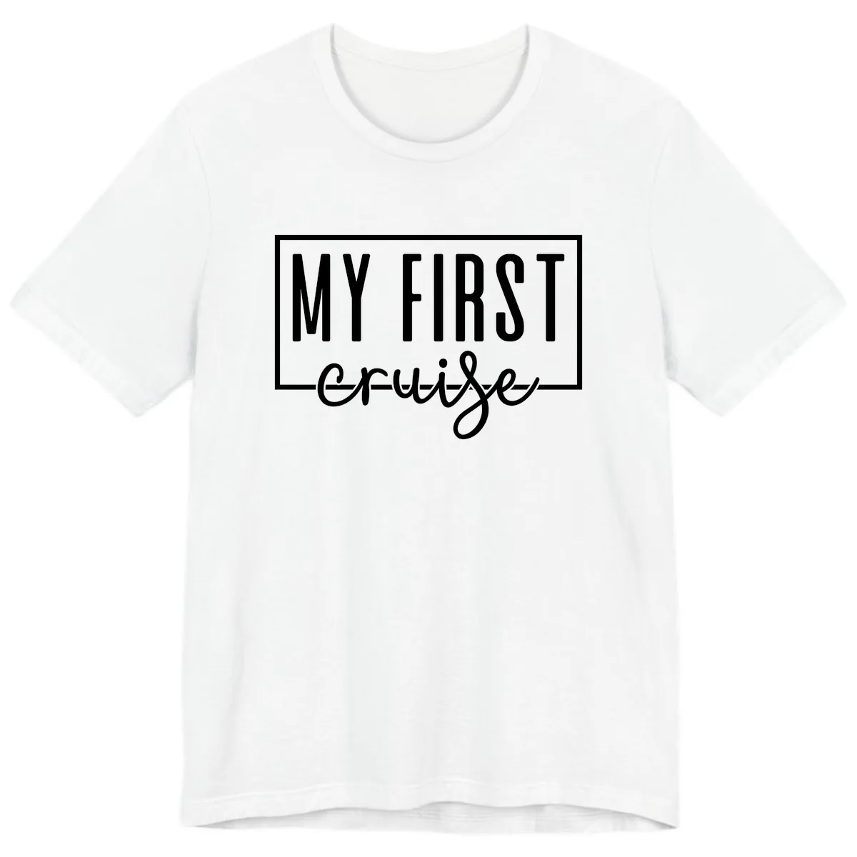 My First Cruise Premium T-Shirt in White