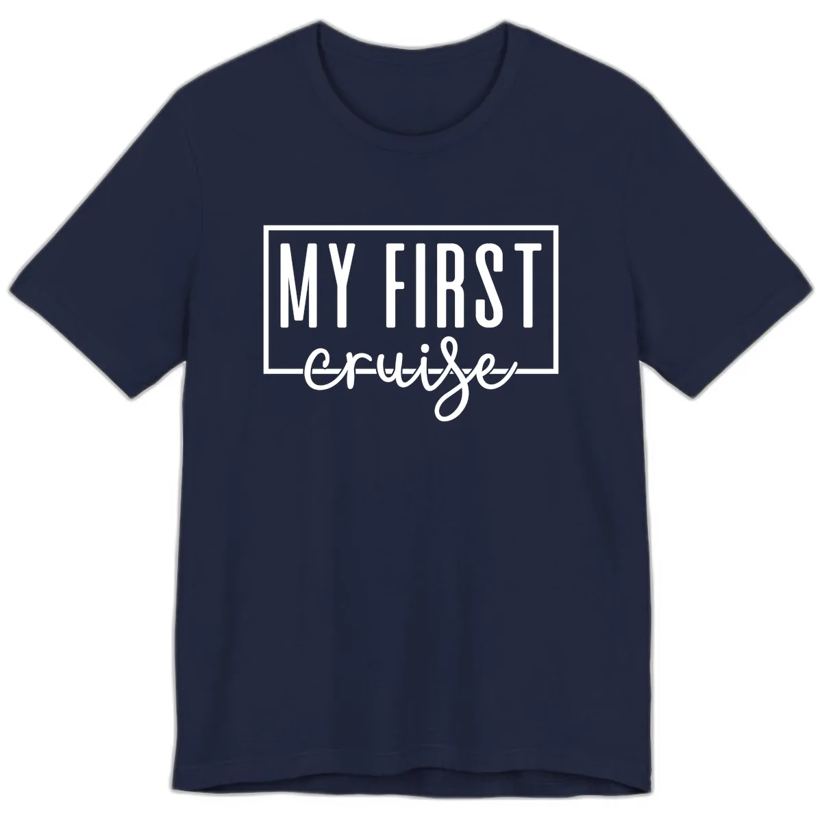 My First Cruise Premium T-Shirt in Navy