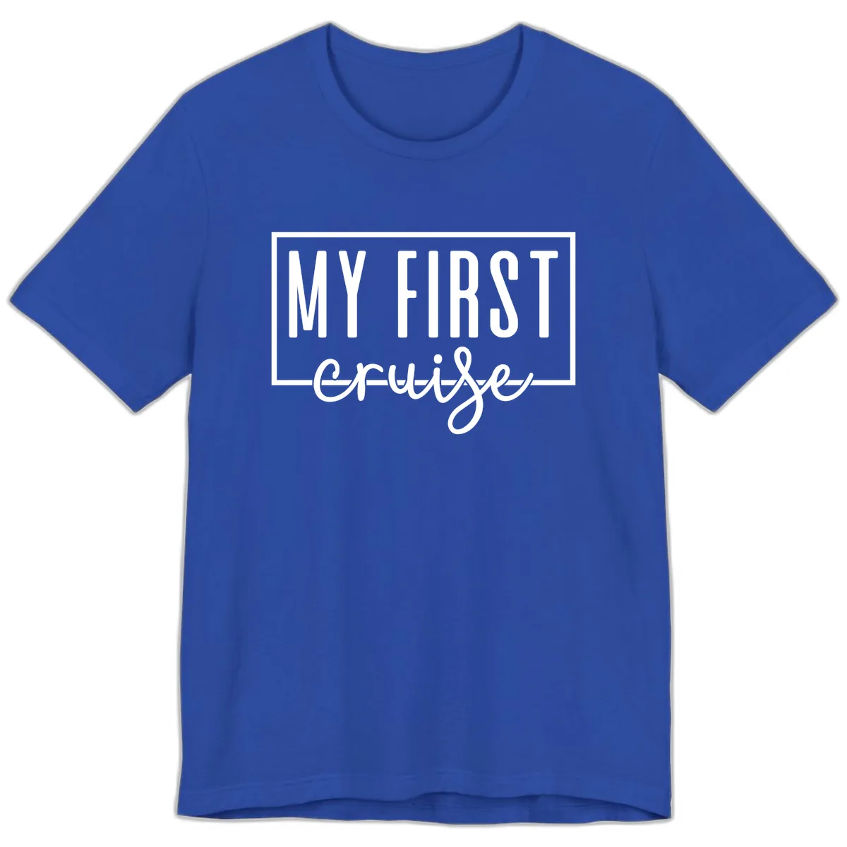 My First Cruise Premium T-Shirt in True Royal