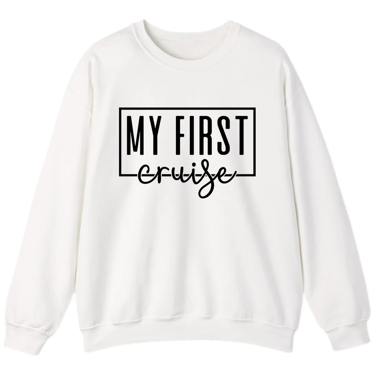 My First Cruise Sweatshirt in White