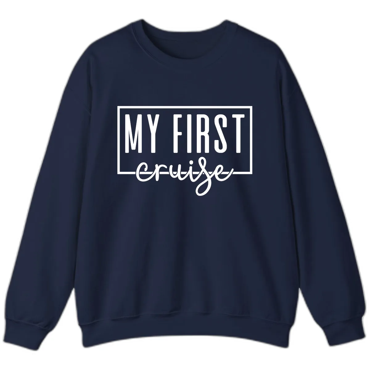 My First Cruise Sweatshirt in Navy
