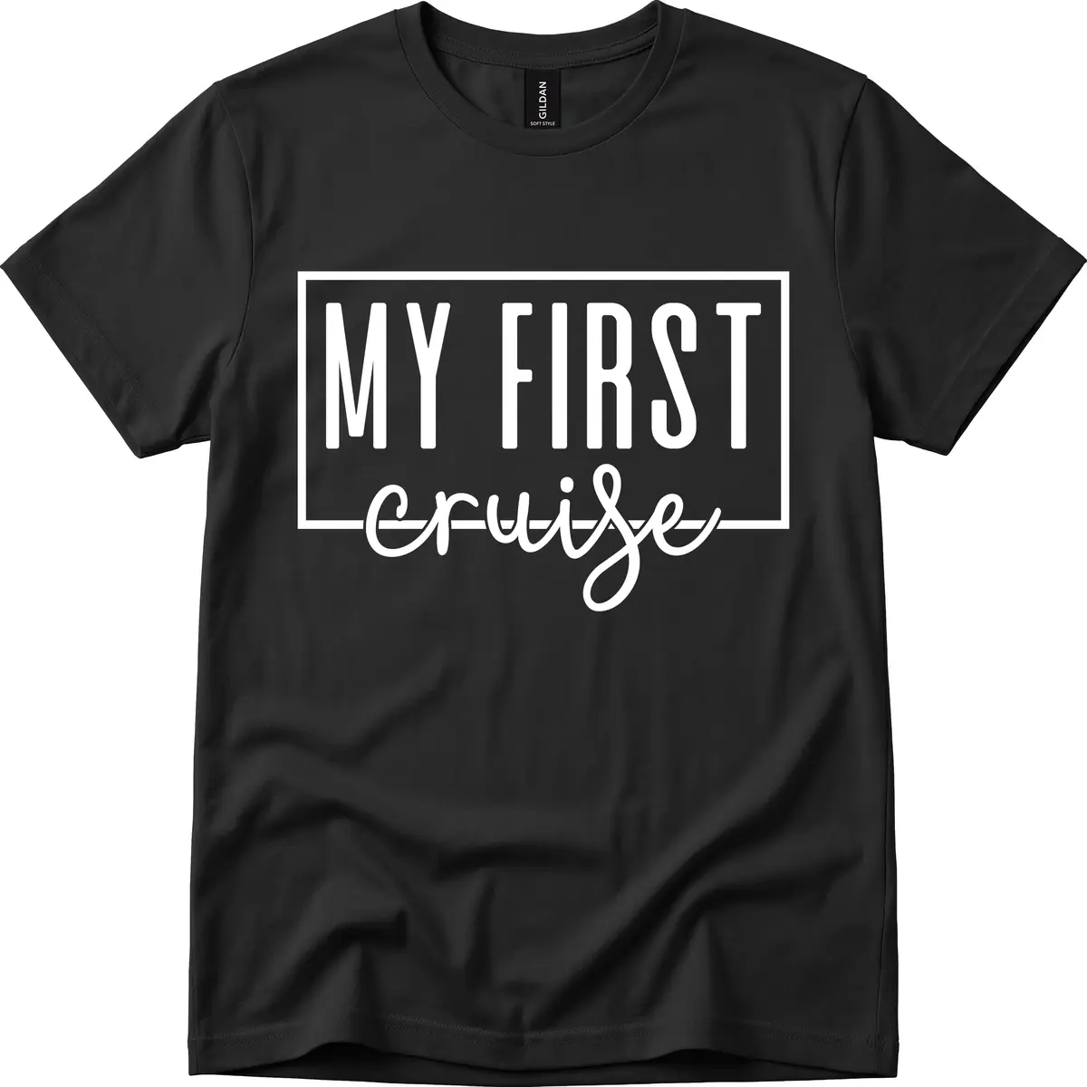 My First Cruise T-Shirt in Black