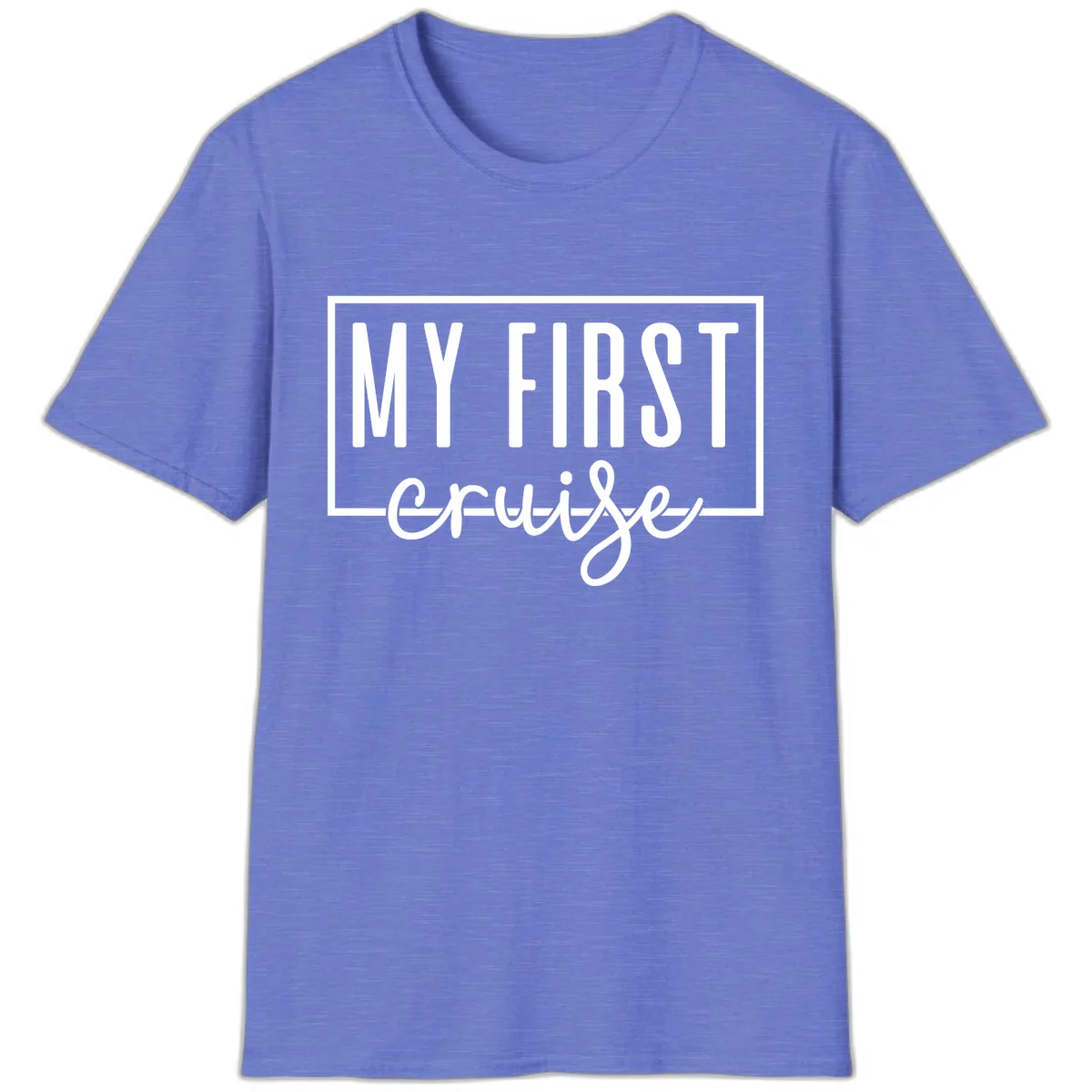 My First Cruise T-Shirt in Heather Royal