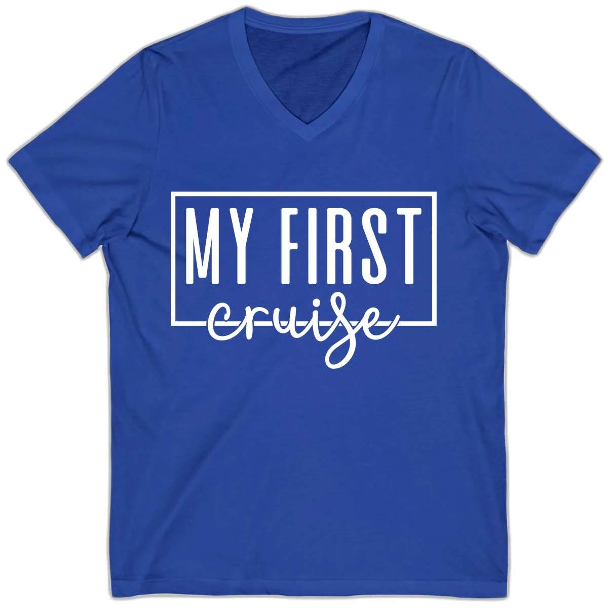My First Cruise V-Neck in True Royal