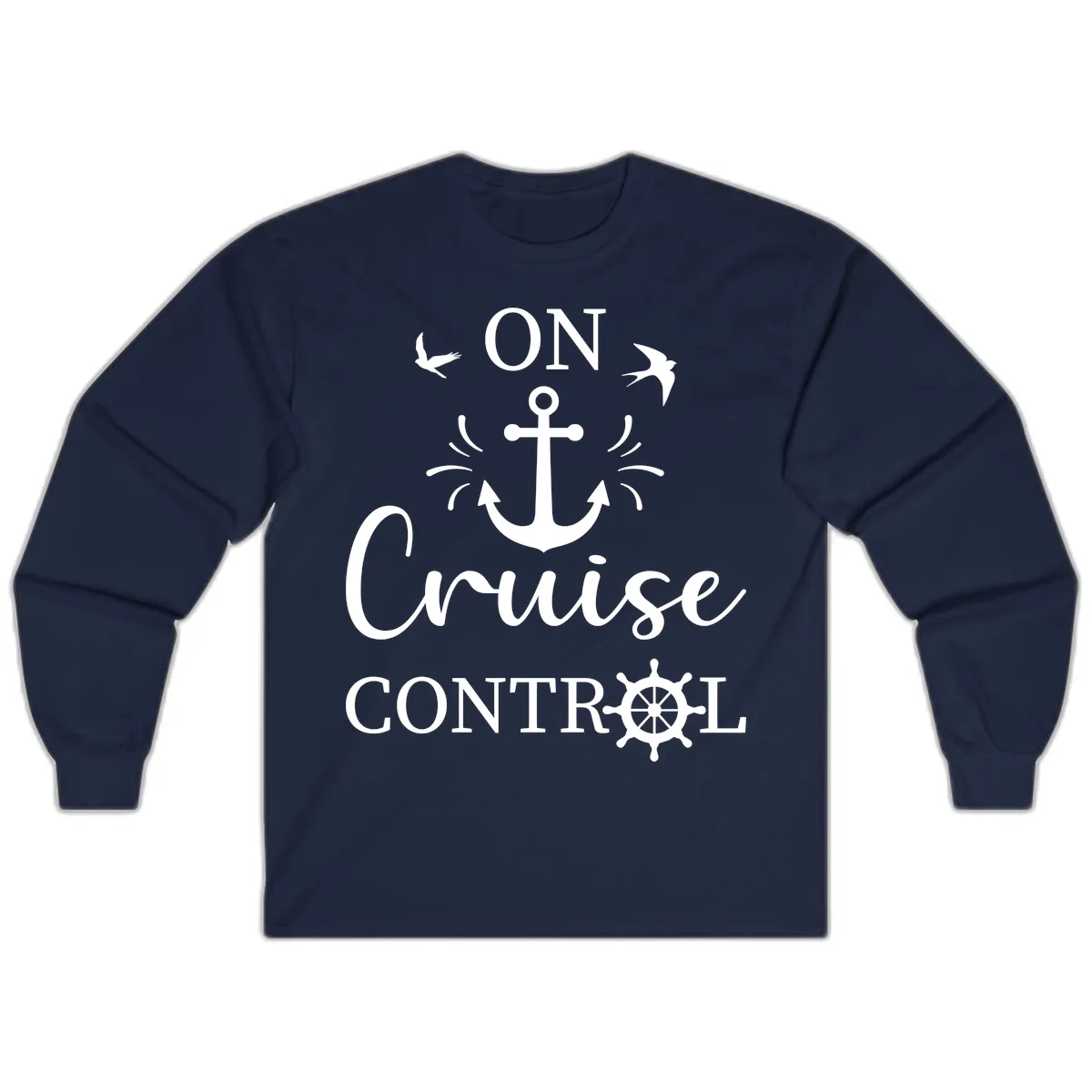 On Cruise Control Long Sleeve in Navy