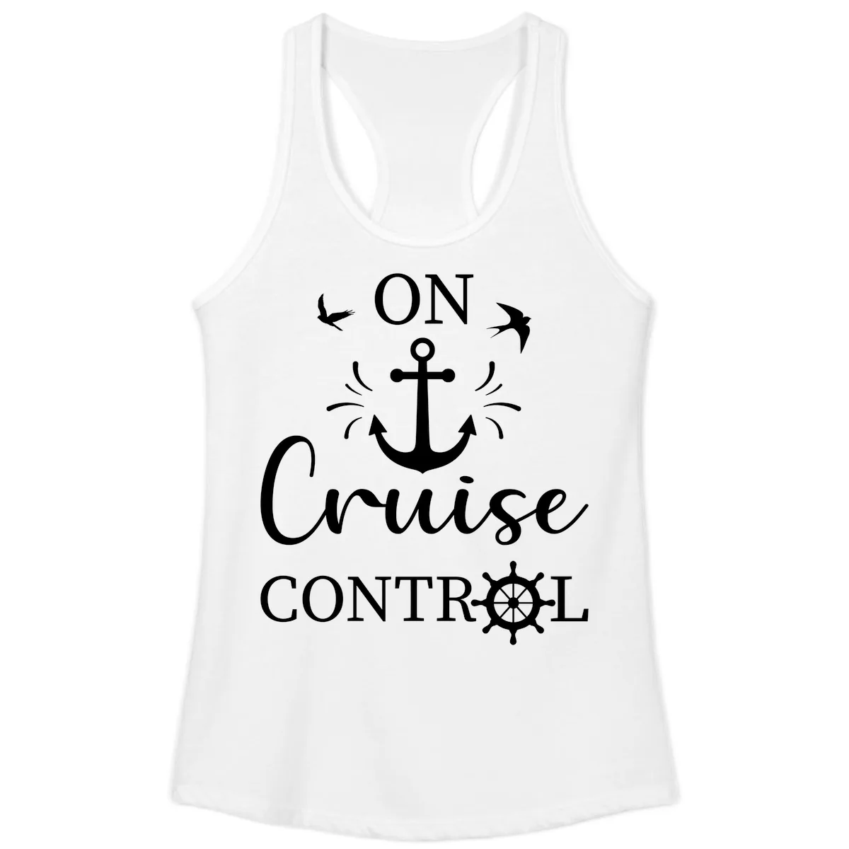 On Cruise Control Ladies Tank in White