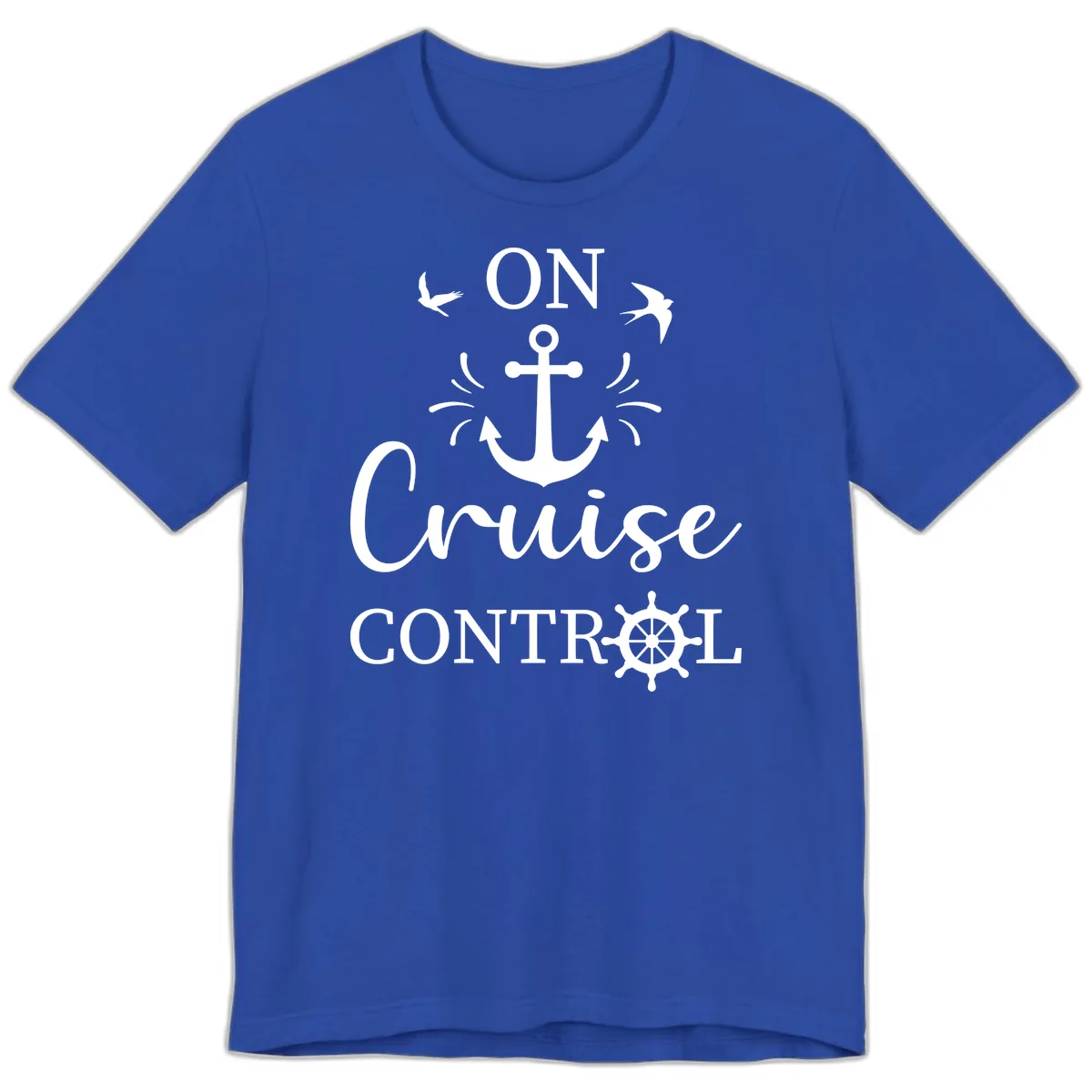 On Cruise Control Premium T-Shirt in True Royal