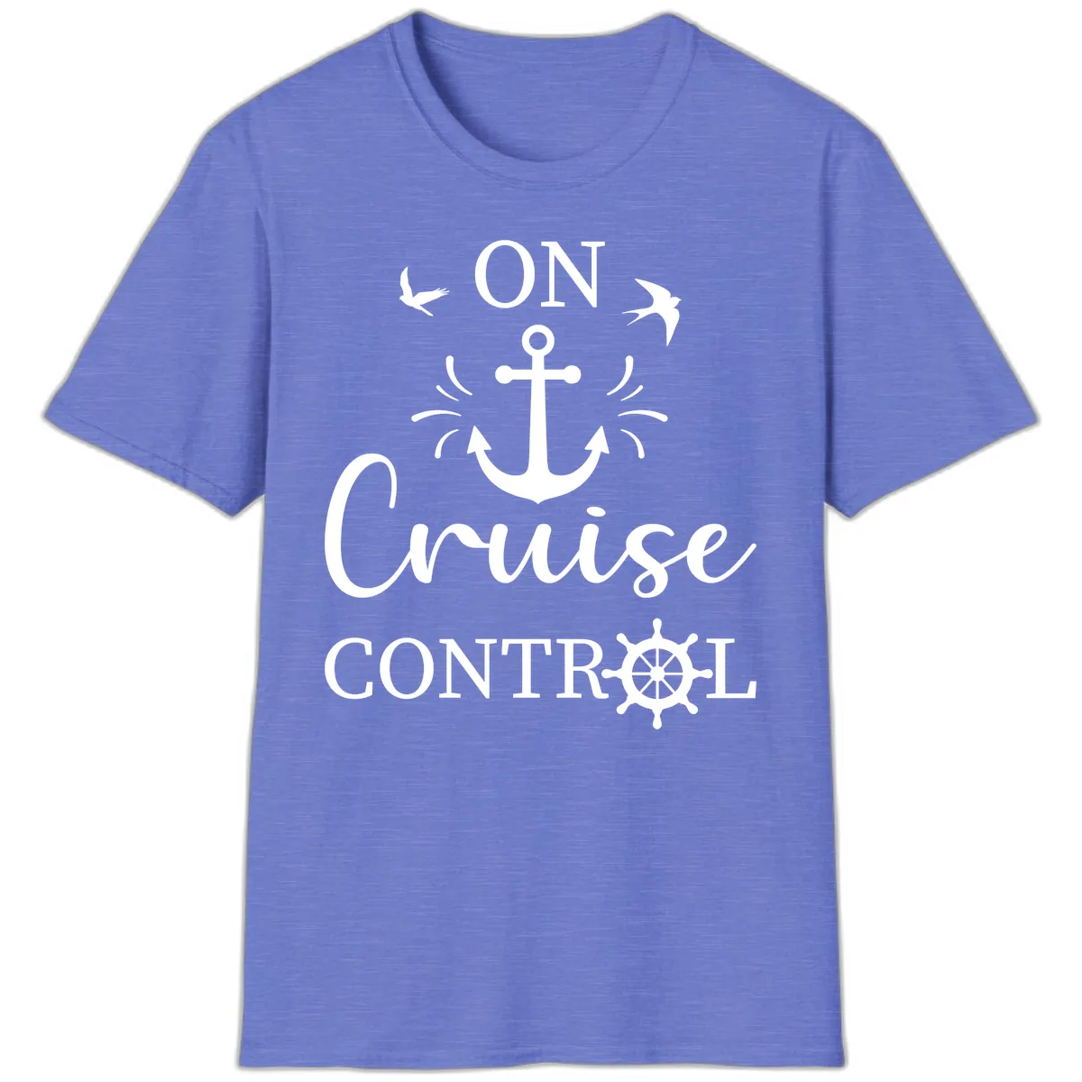 On Cruise Control T-Shirt in Heather Royal