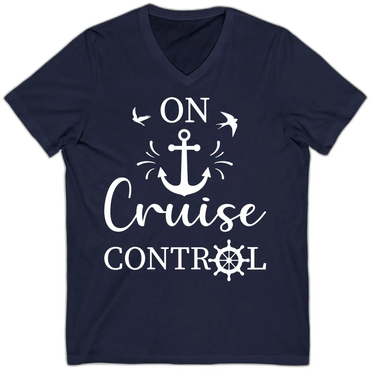 On Cruise Control V-Neck in Navy