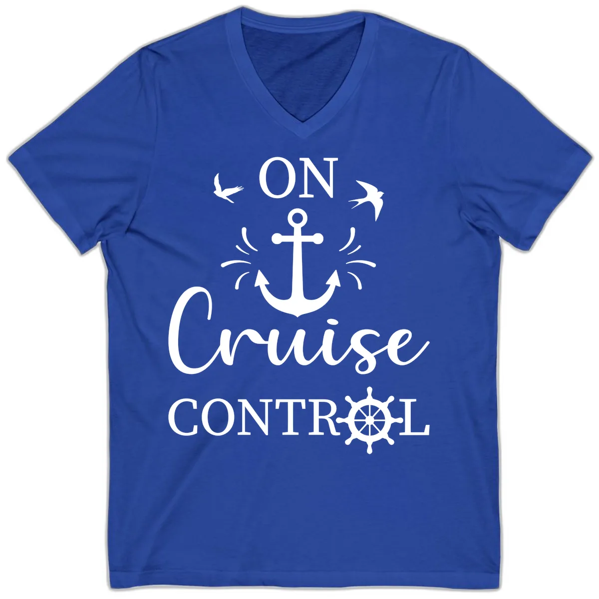 On Cruise Control V-Neck in True Royal