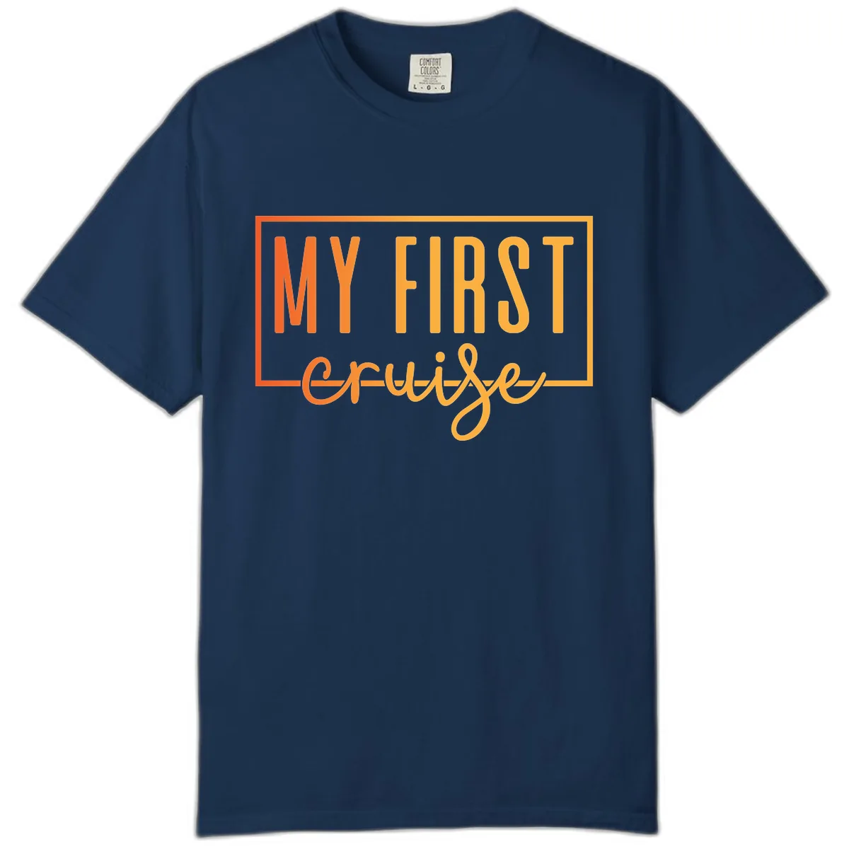 My First Cruise Comfort Color in Navy