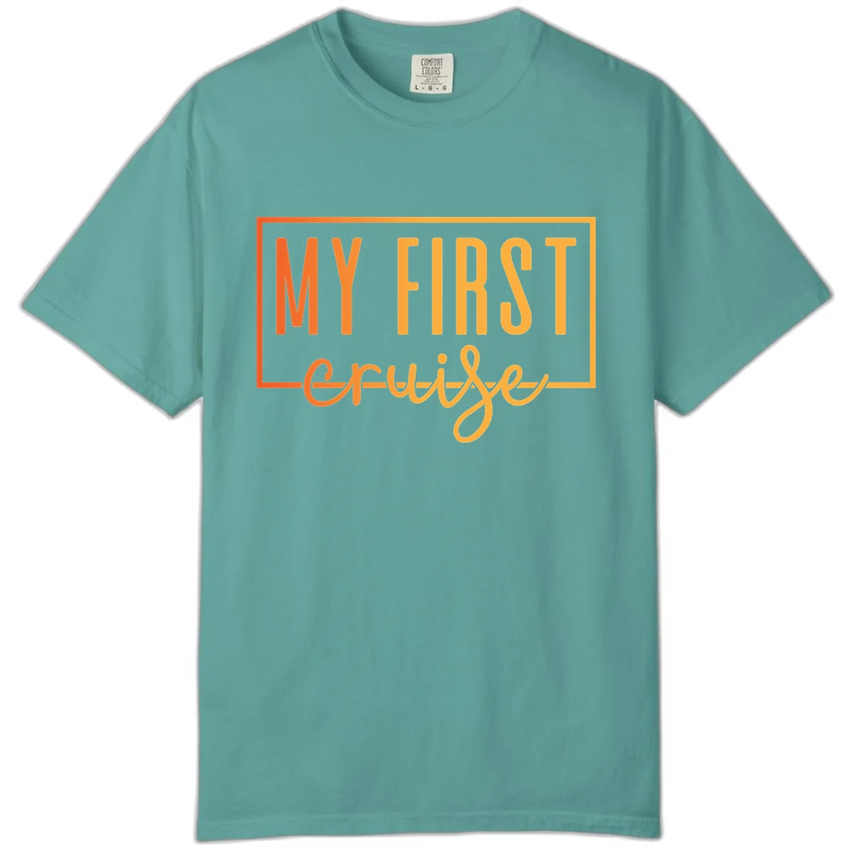 My First Cruise Comfort Color in Seafoam