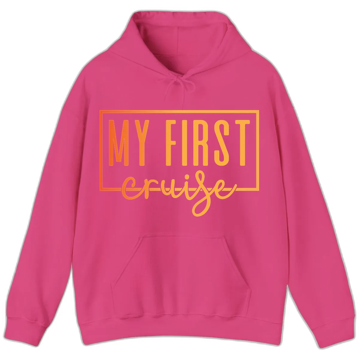 My First Cruise Hoodie in Heliconia