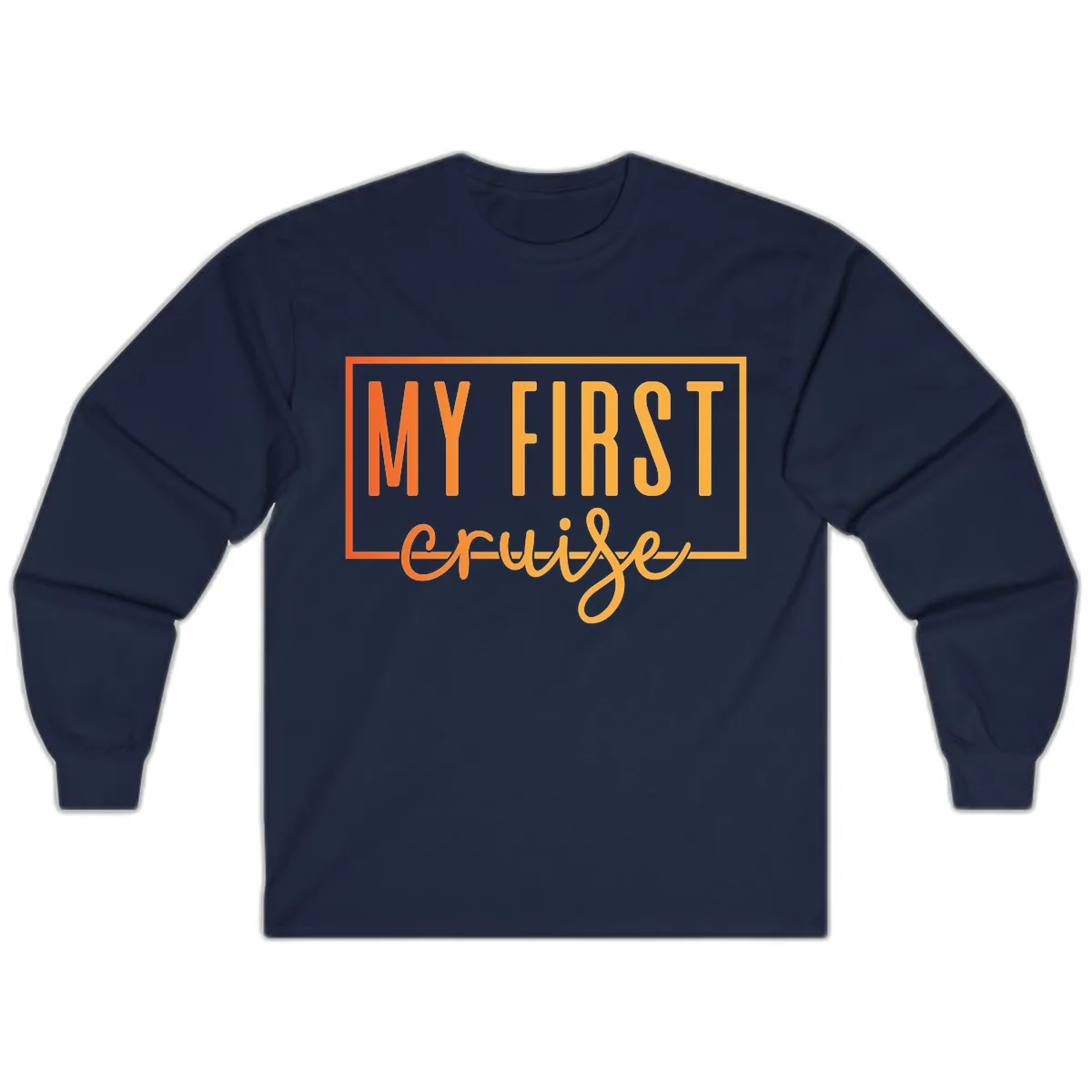 My First Cruise Long Sleeve in Navy