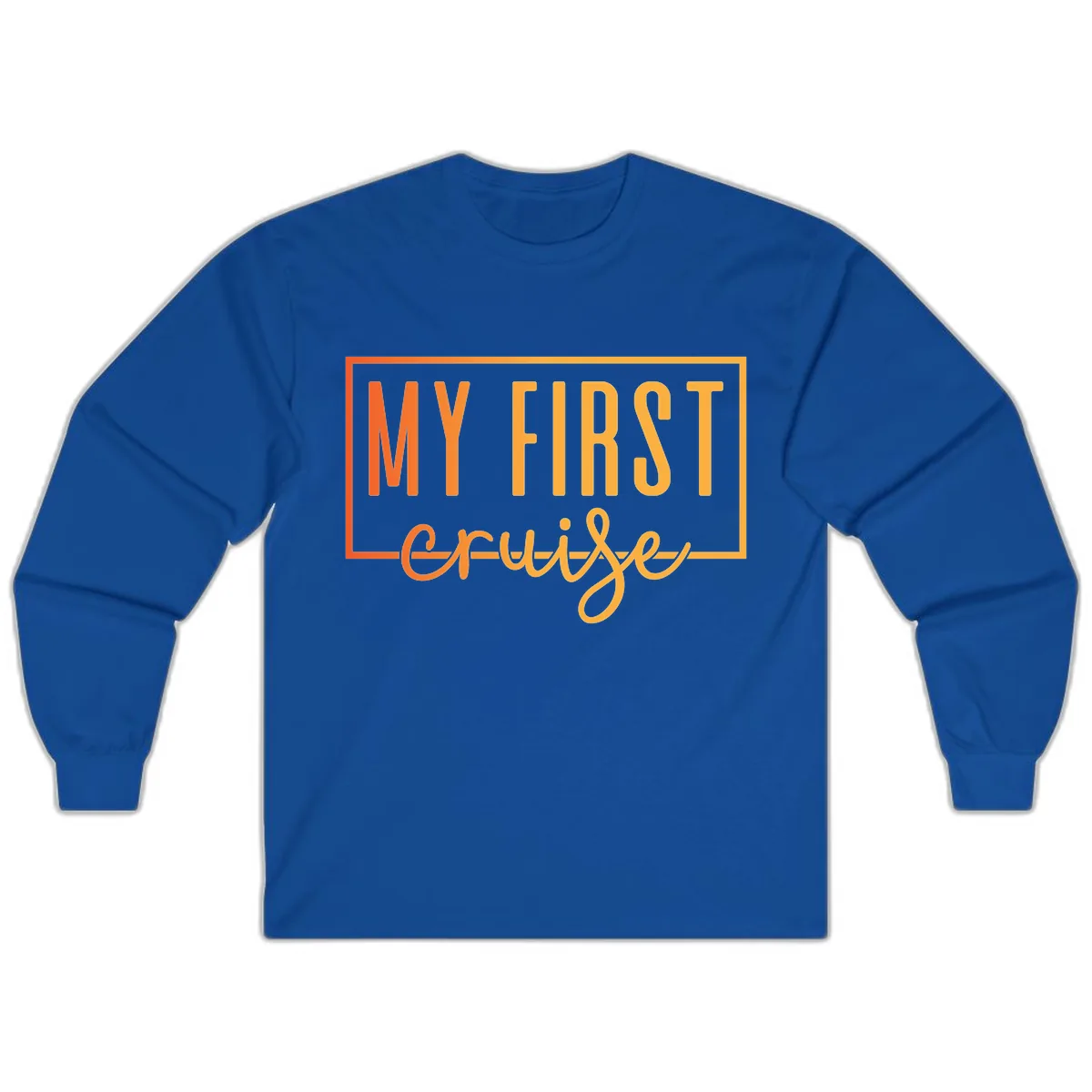 My First Cruise Long Sleeve in Royal