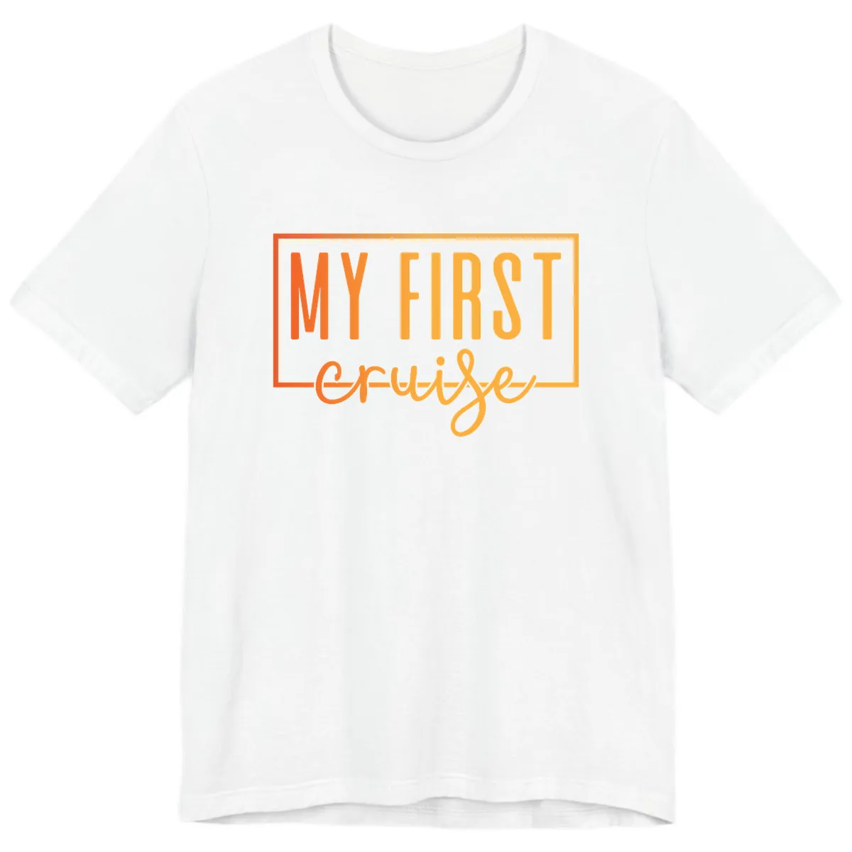 My First Cruise Premium T-Shirt in White