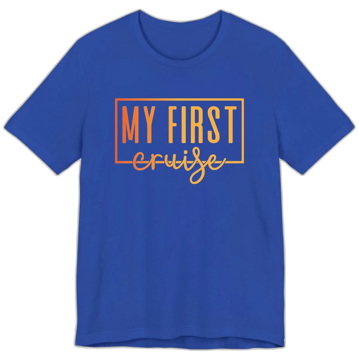 My First Cruise Premium T-Shirt in True Royal