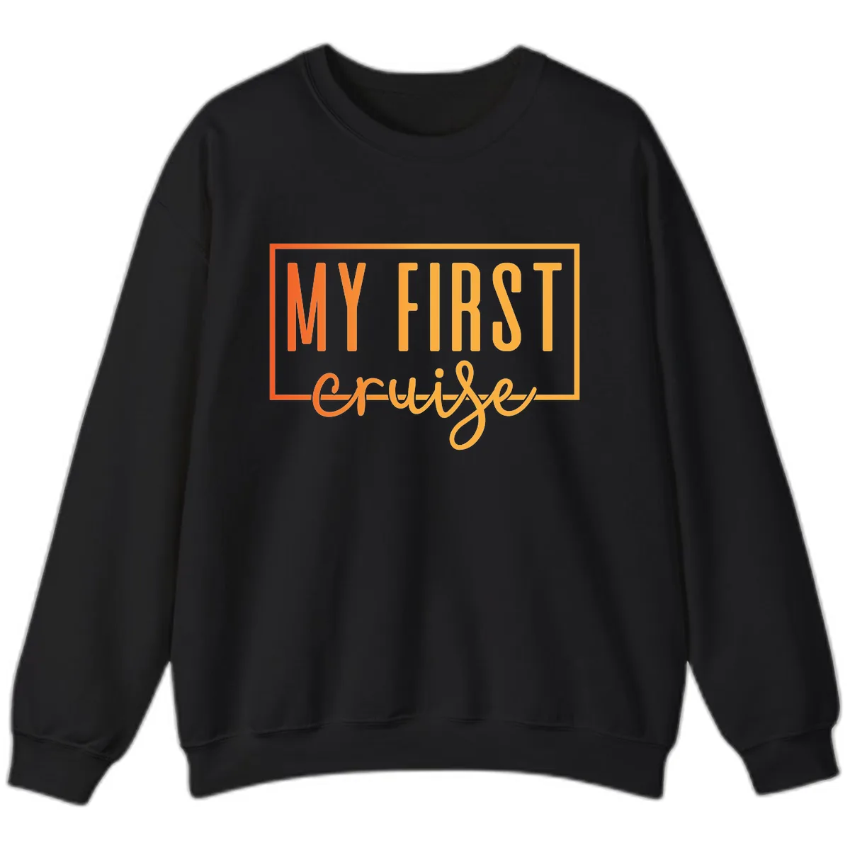 My First Cruise Sweatshirt in Black