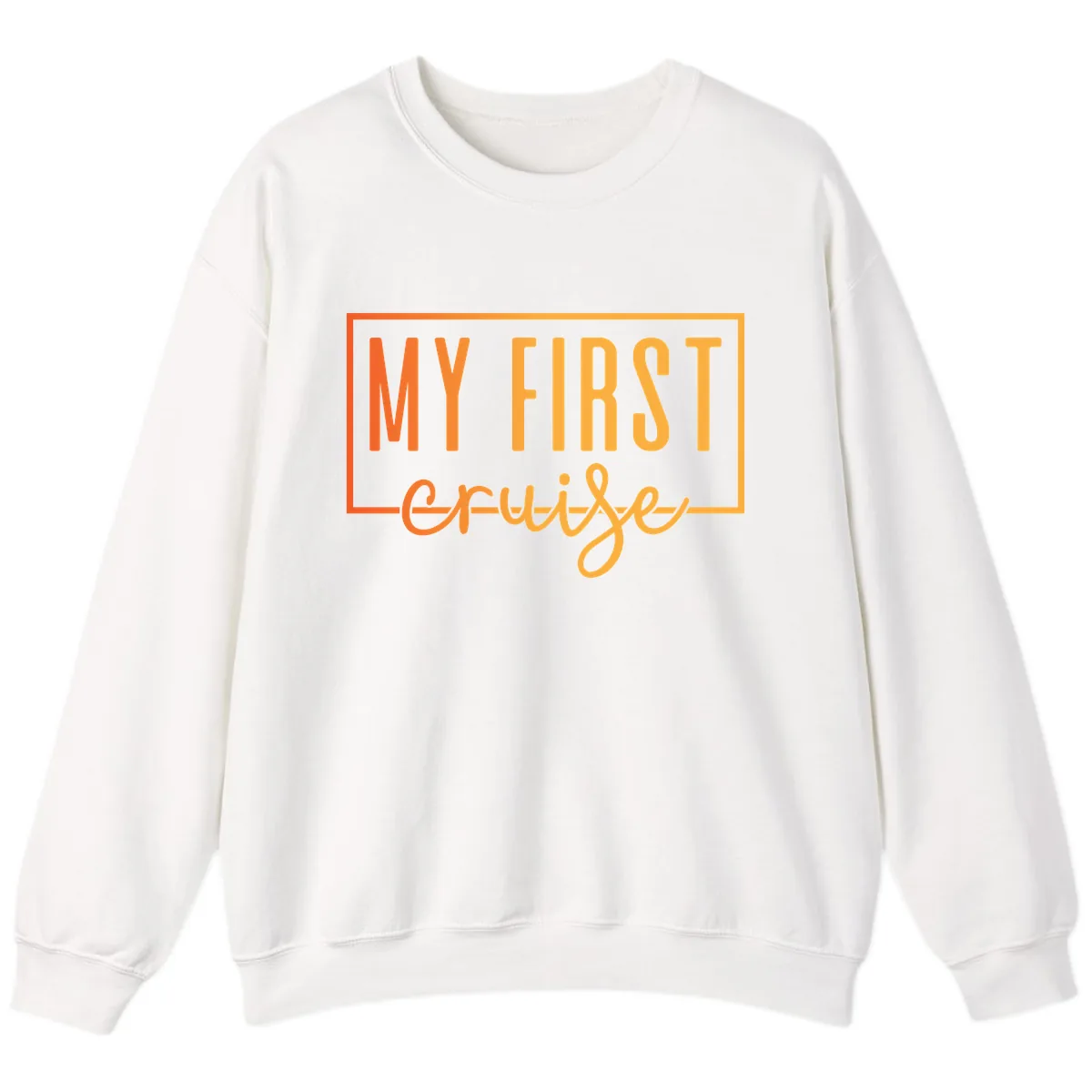 My First Cruise Sweatshirt in White
