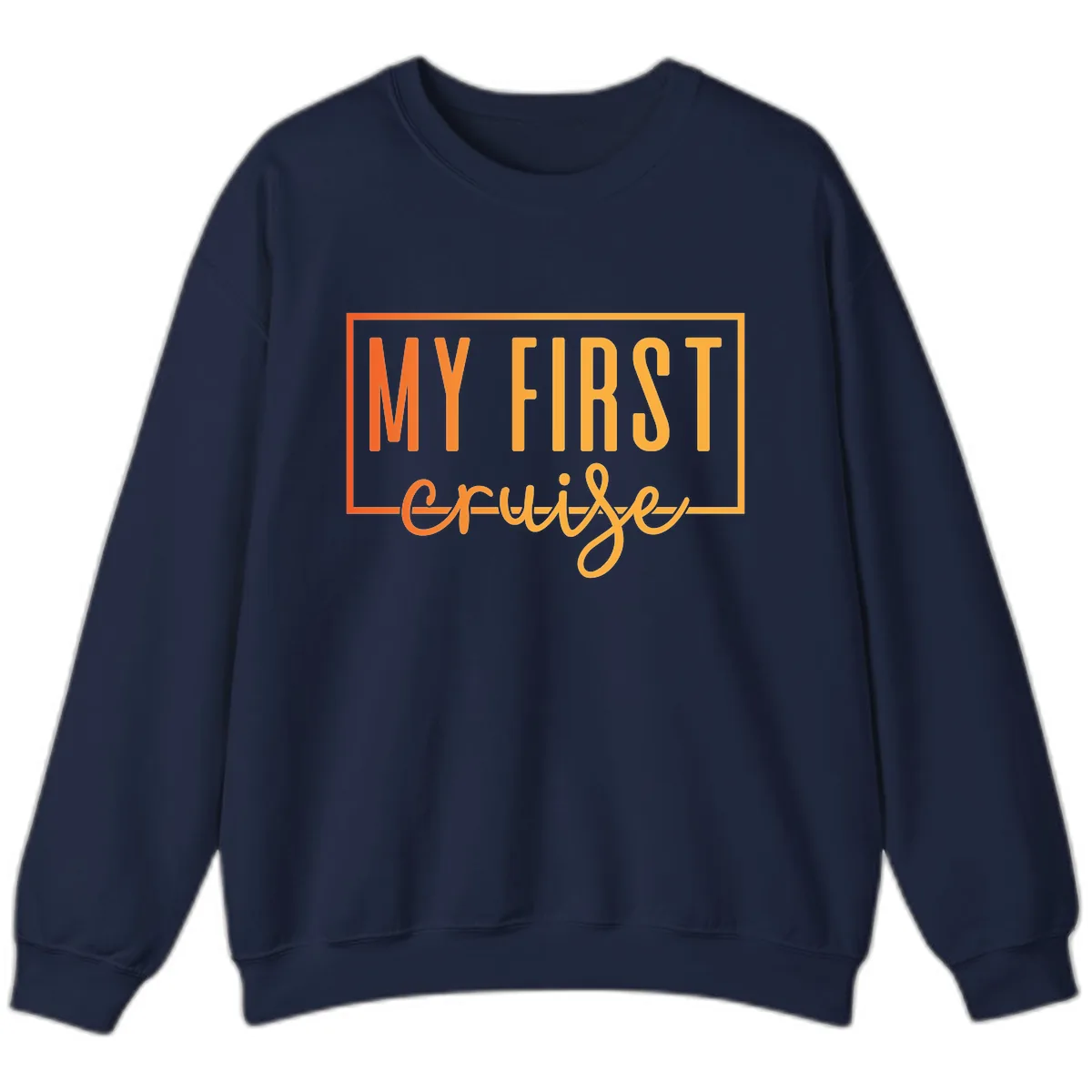 My First Cruise Sweatshirt in Navy