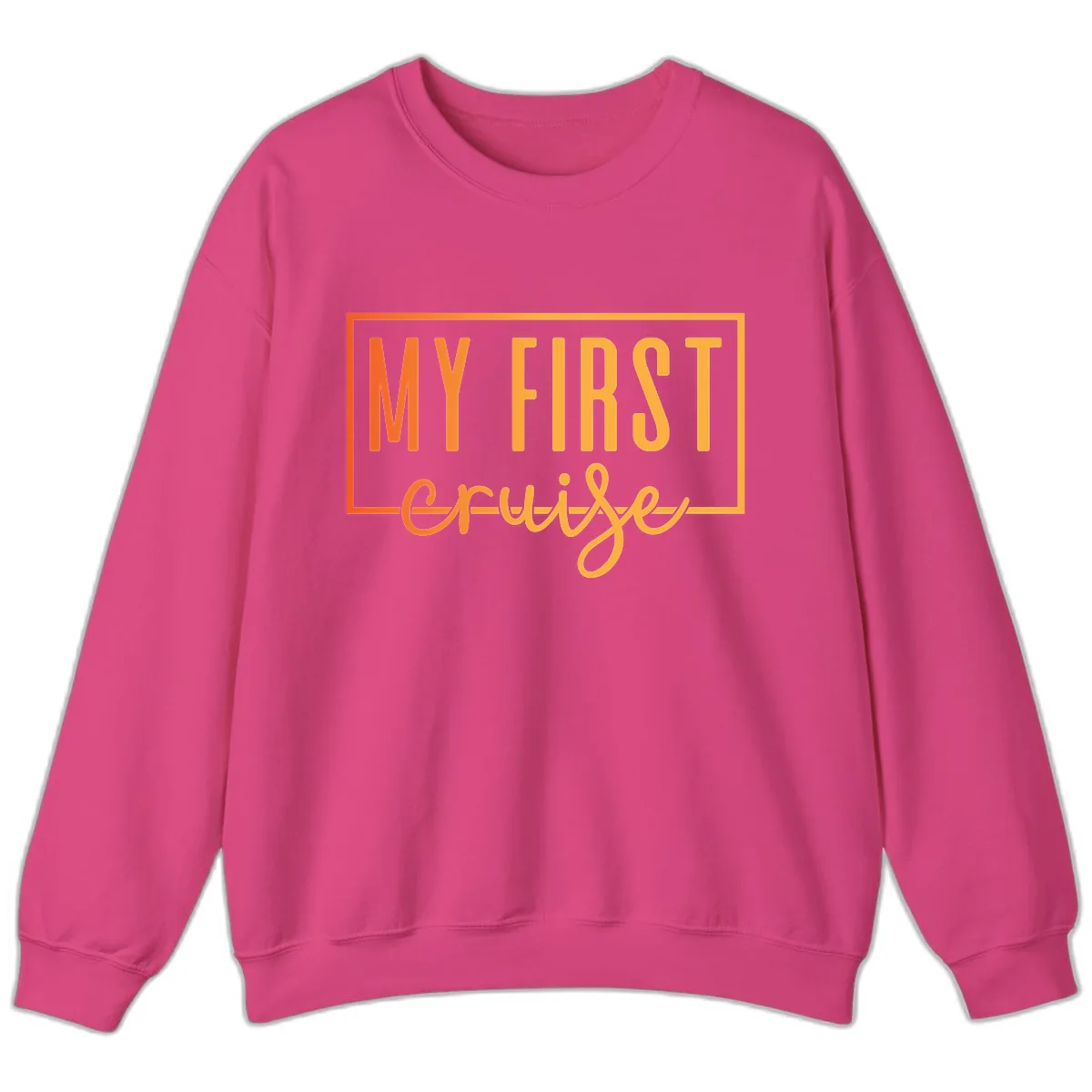 My First Cruise Sweatshirt in Heliconia