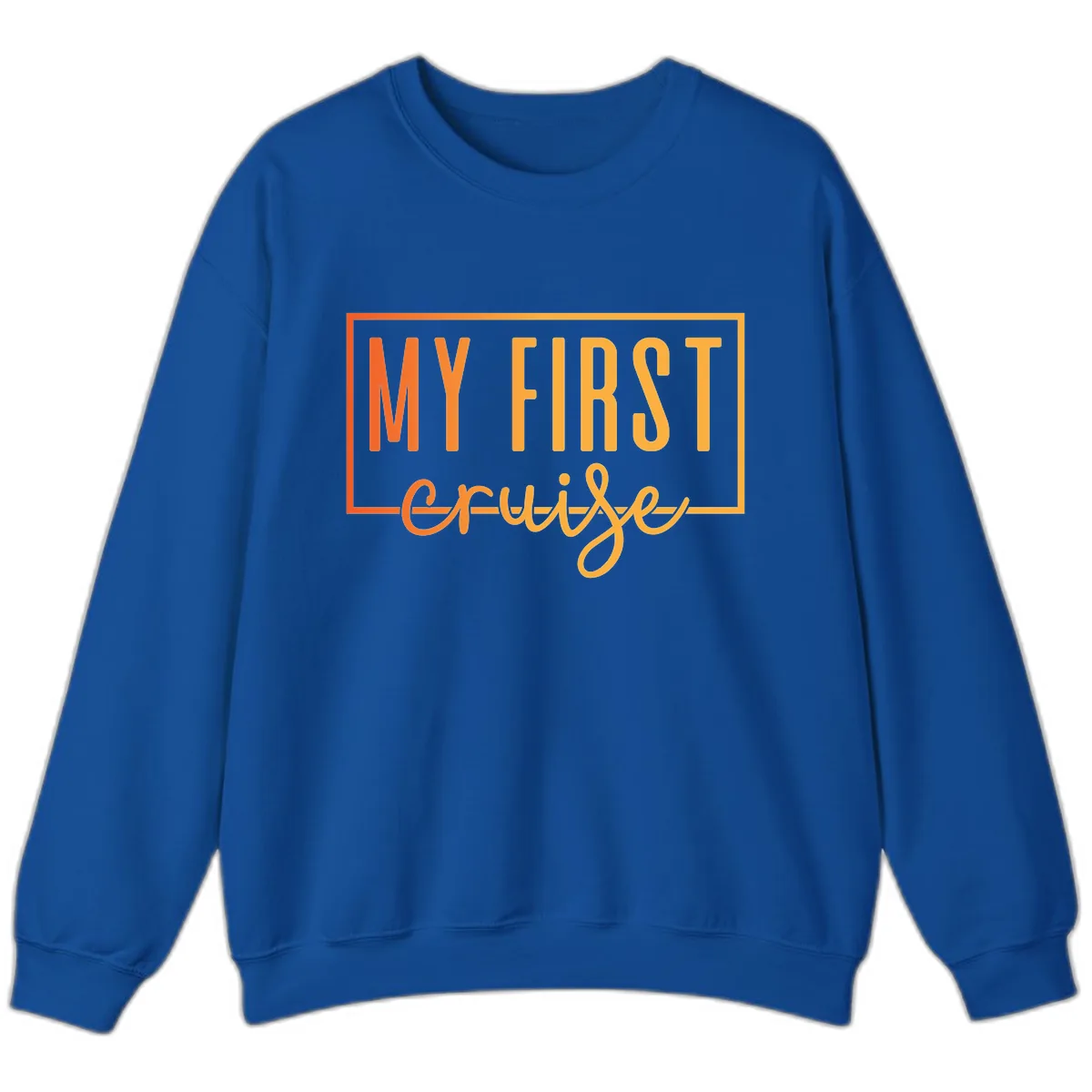 My First Cruise Sweatshirt in Royal