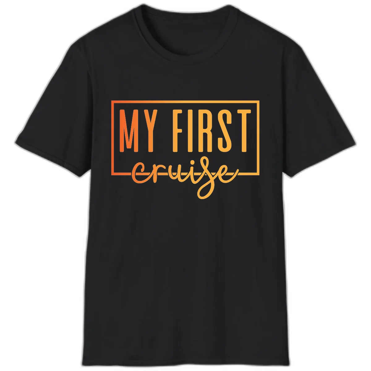 My First Cruise T-Shirt in Black