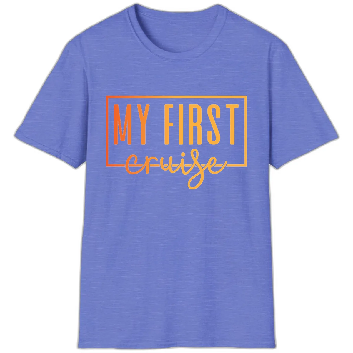 My First Cruise T-Shirt in Heather Royal