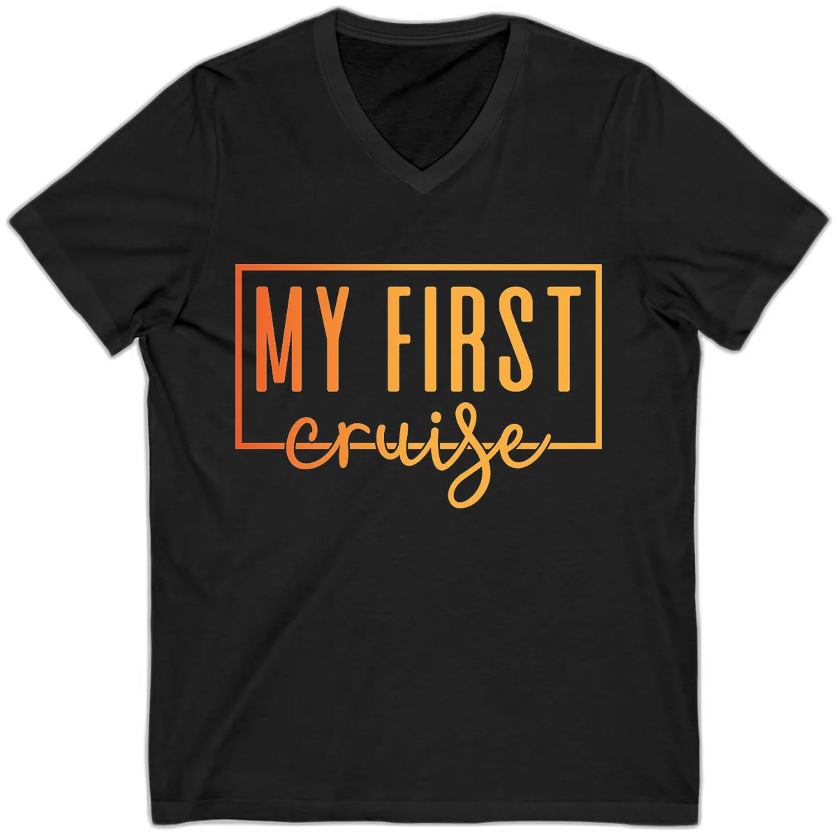 My First Cruise V-Neck in Black