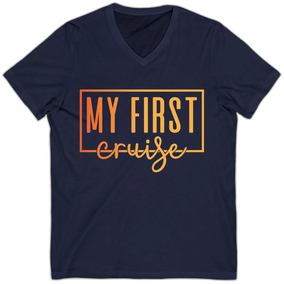 My First Cruise V-Neck in Navy