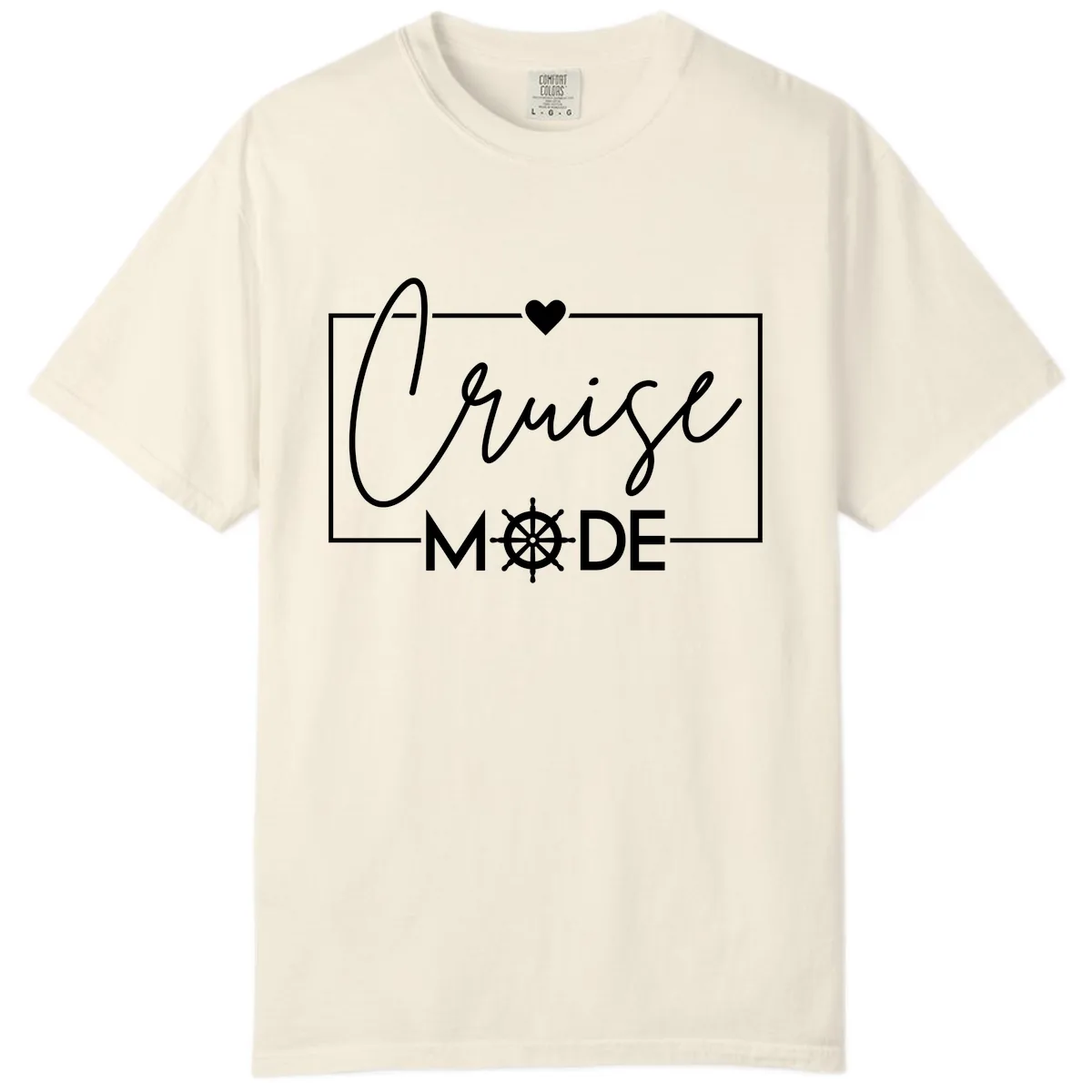 Cruise Mode Nautical Heart Comfort Color in Ivory